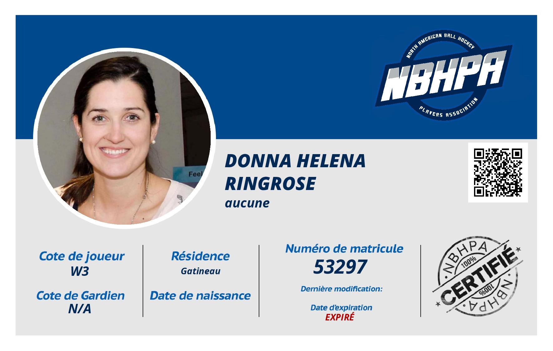 Donna Helena Ringrose