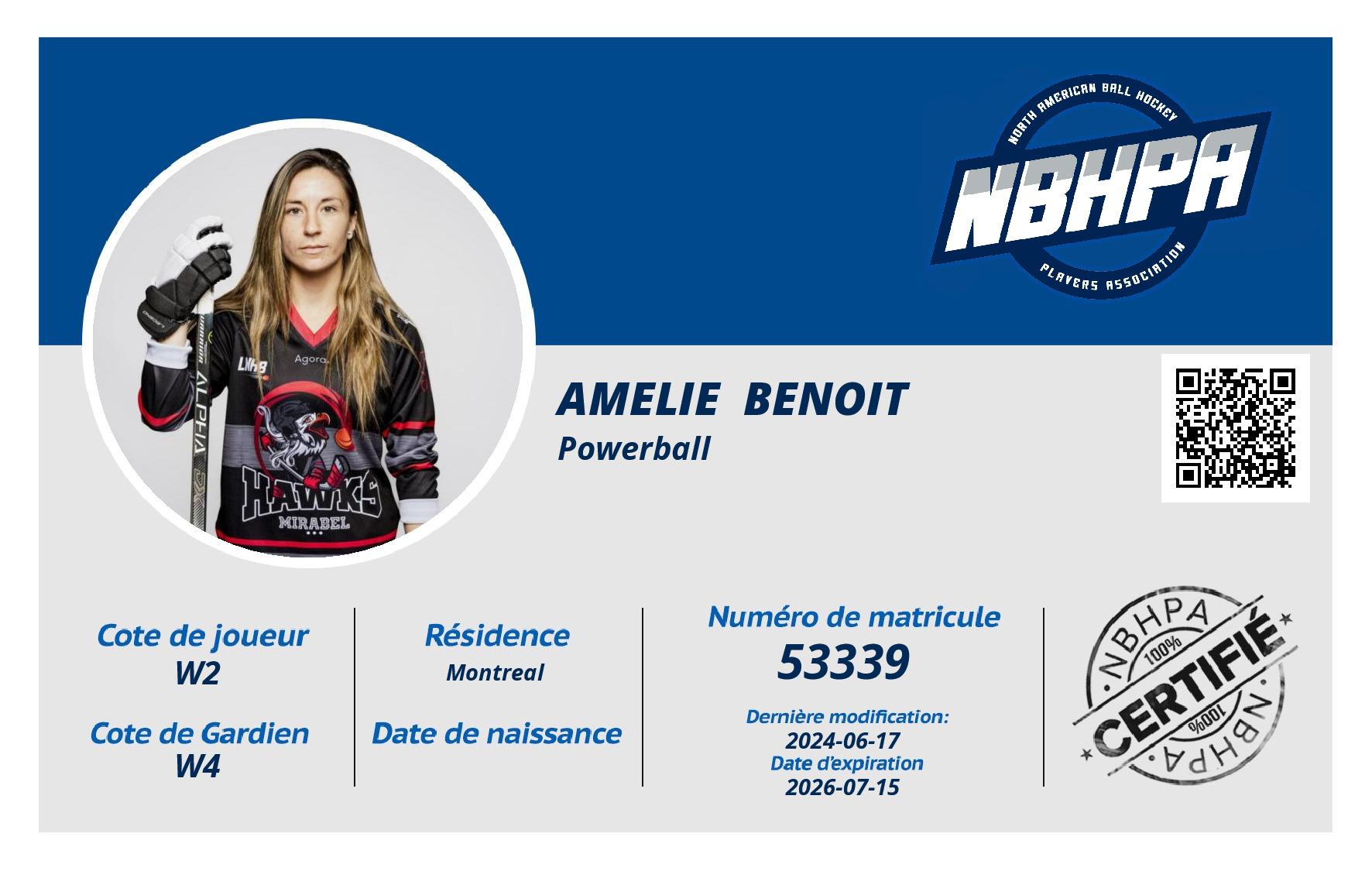 Amelie  Benoit