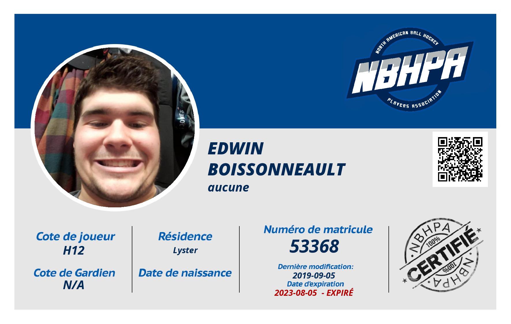 Edwin Boissonneault