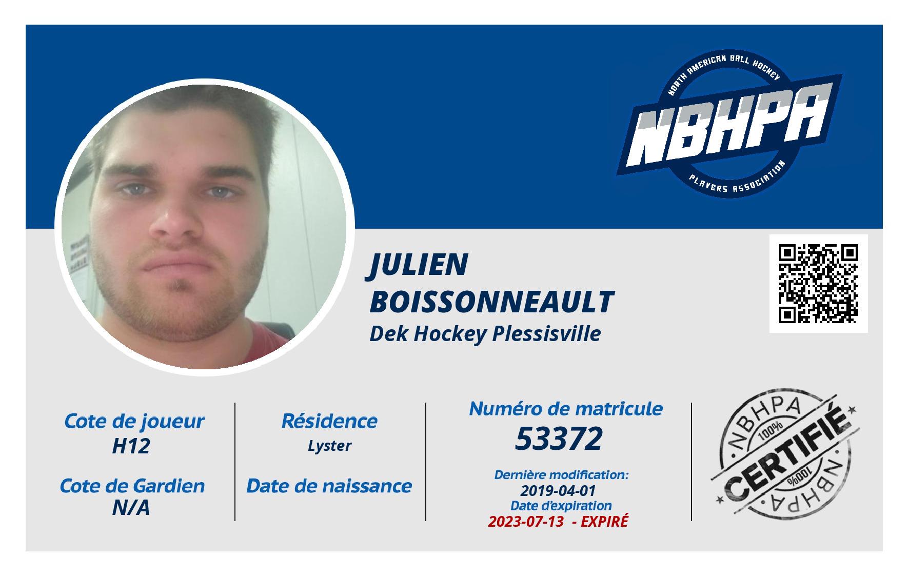 Julien  Boissonneault