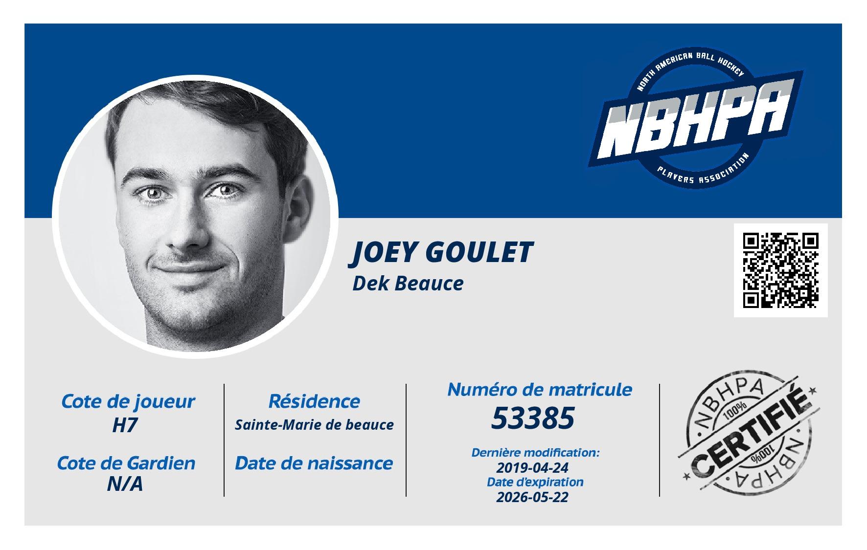 Joey Goulet