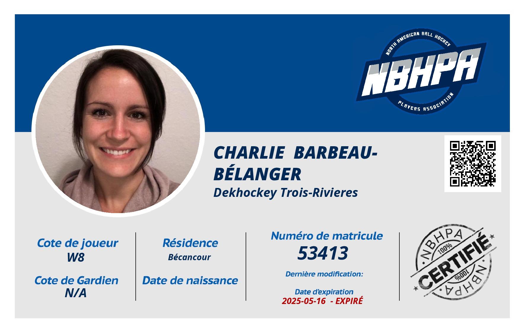 Charlie  Barbeau-Bélanger