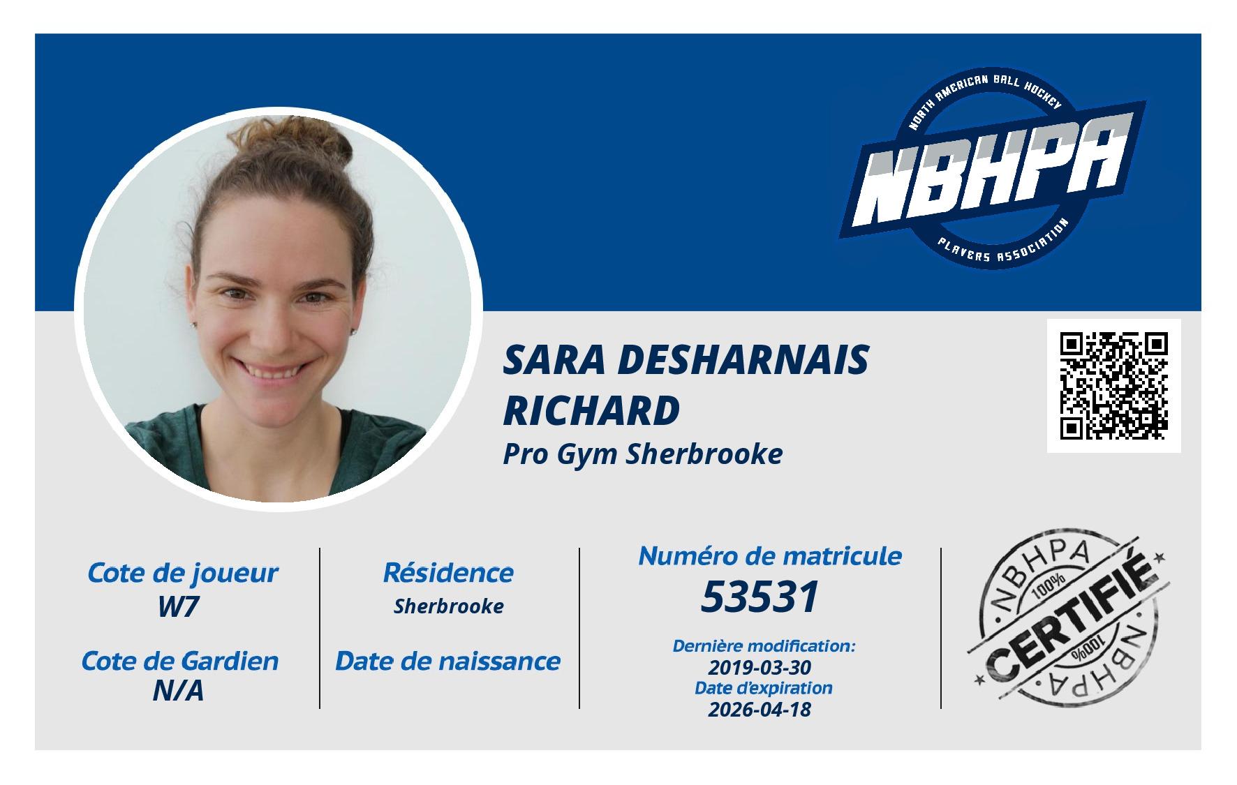 Sara Desharnais Richard