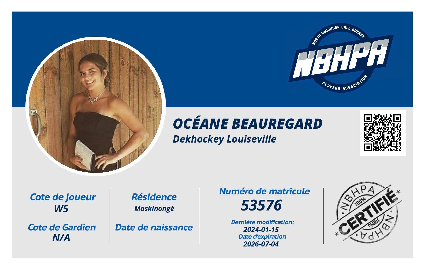 Océane Beauregard