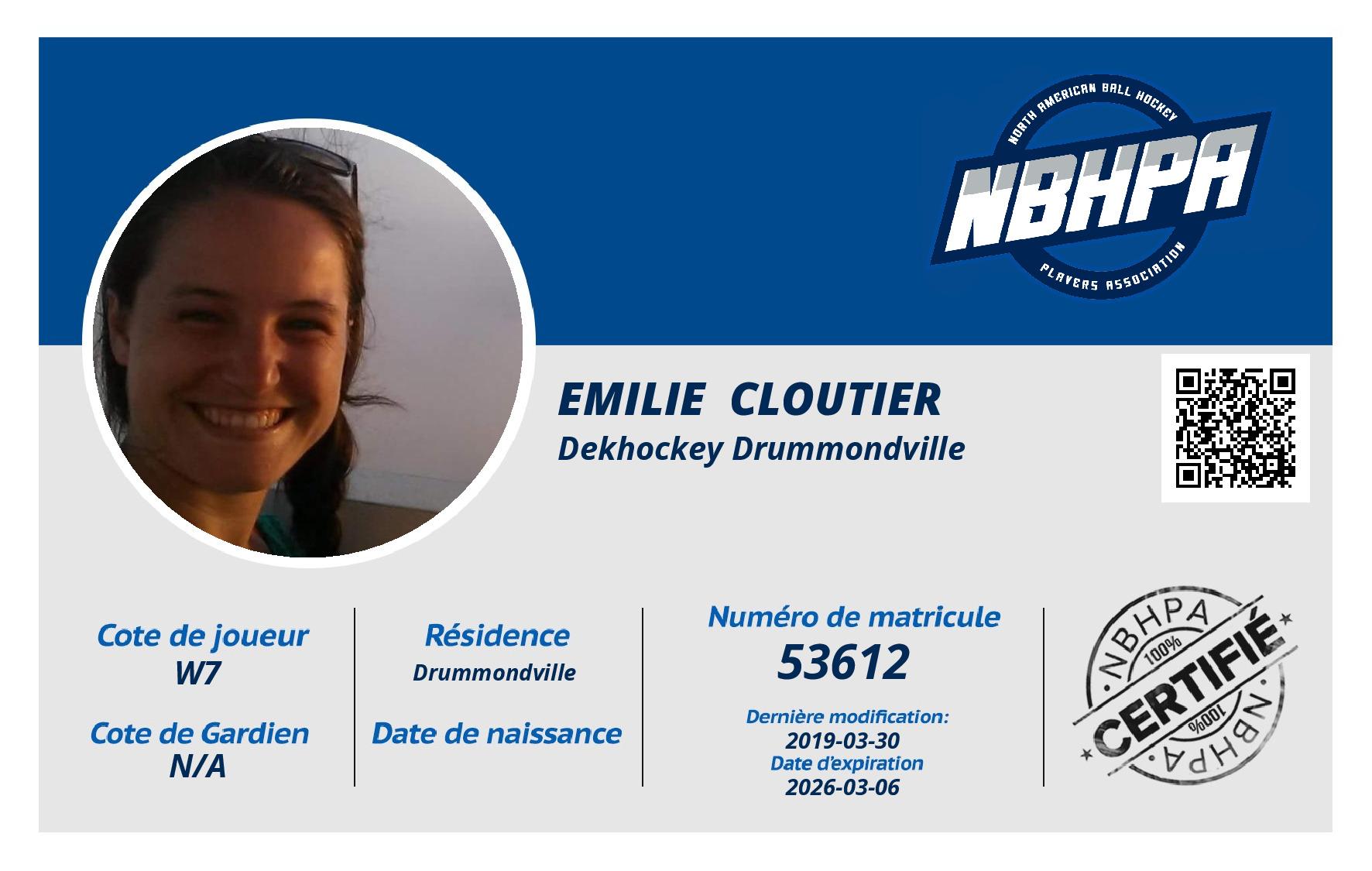 Emilie  Cloutier 