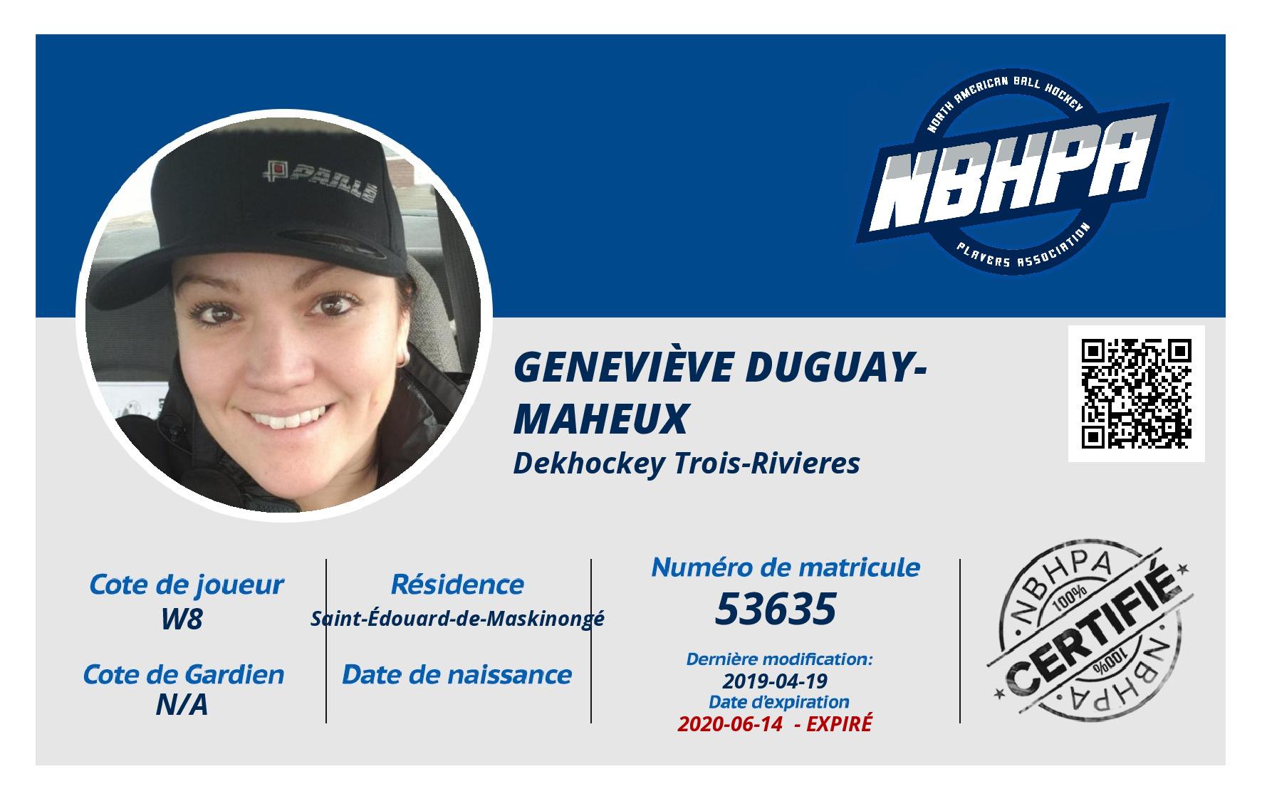 Geneviève Duguay-Maheux