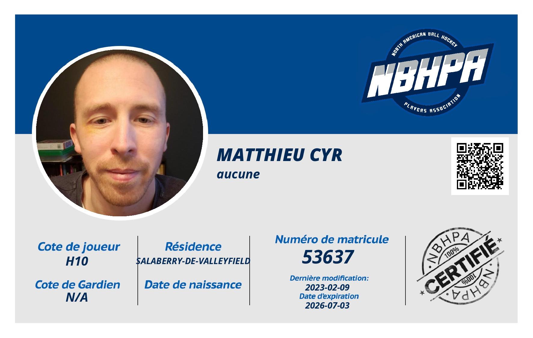 Matthieu Cyr