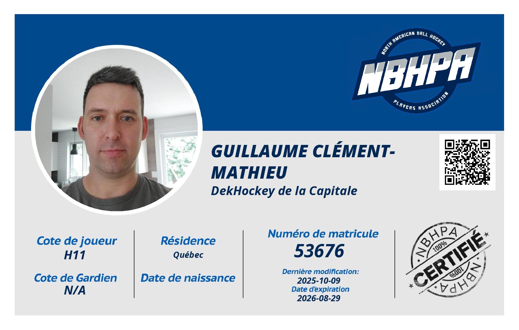 Guillaume Clément-Mathieu