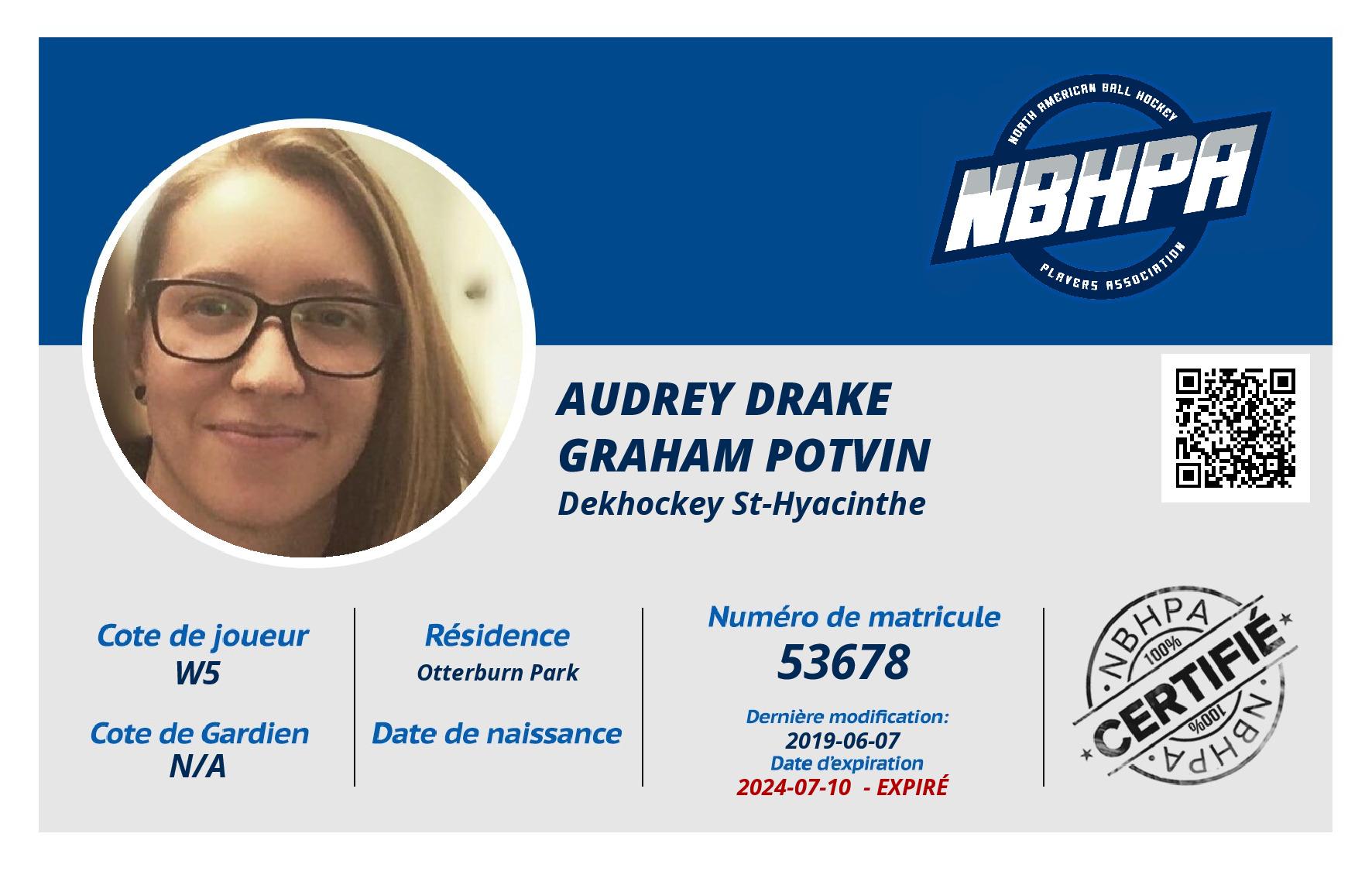 Audrey Drake Graham Potvin