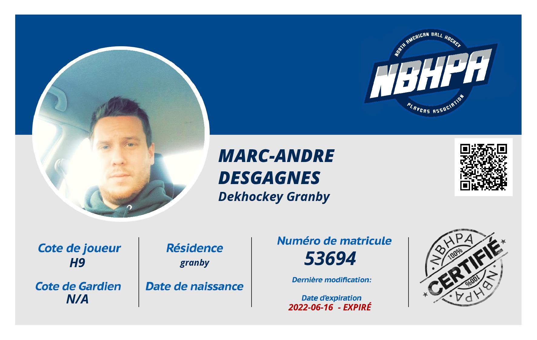 Marc-Andre Desgagnes