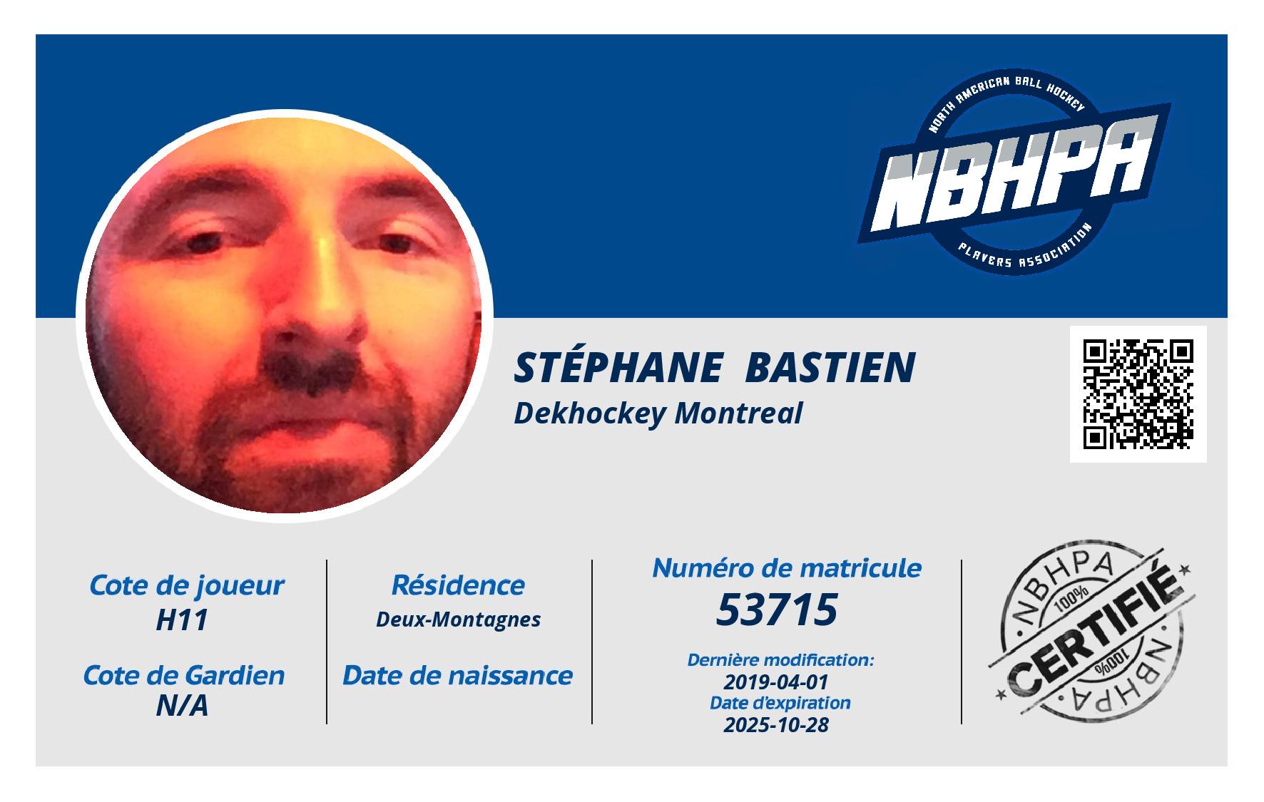Stéphane  Bastien 