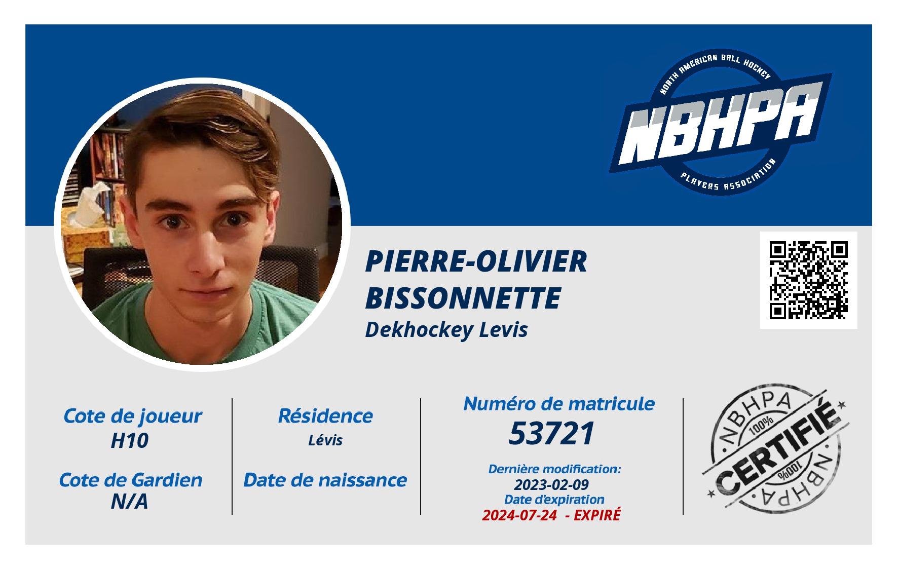 Pierre-Olivier Bissonnette