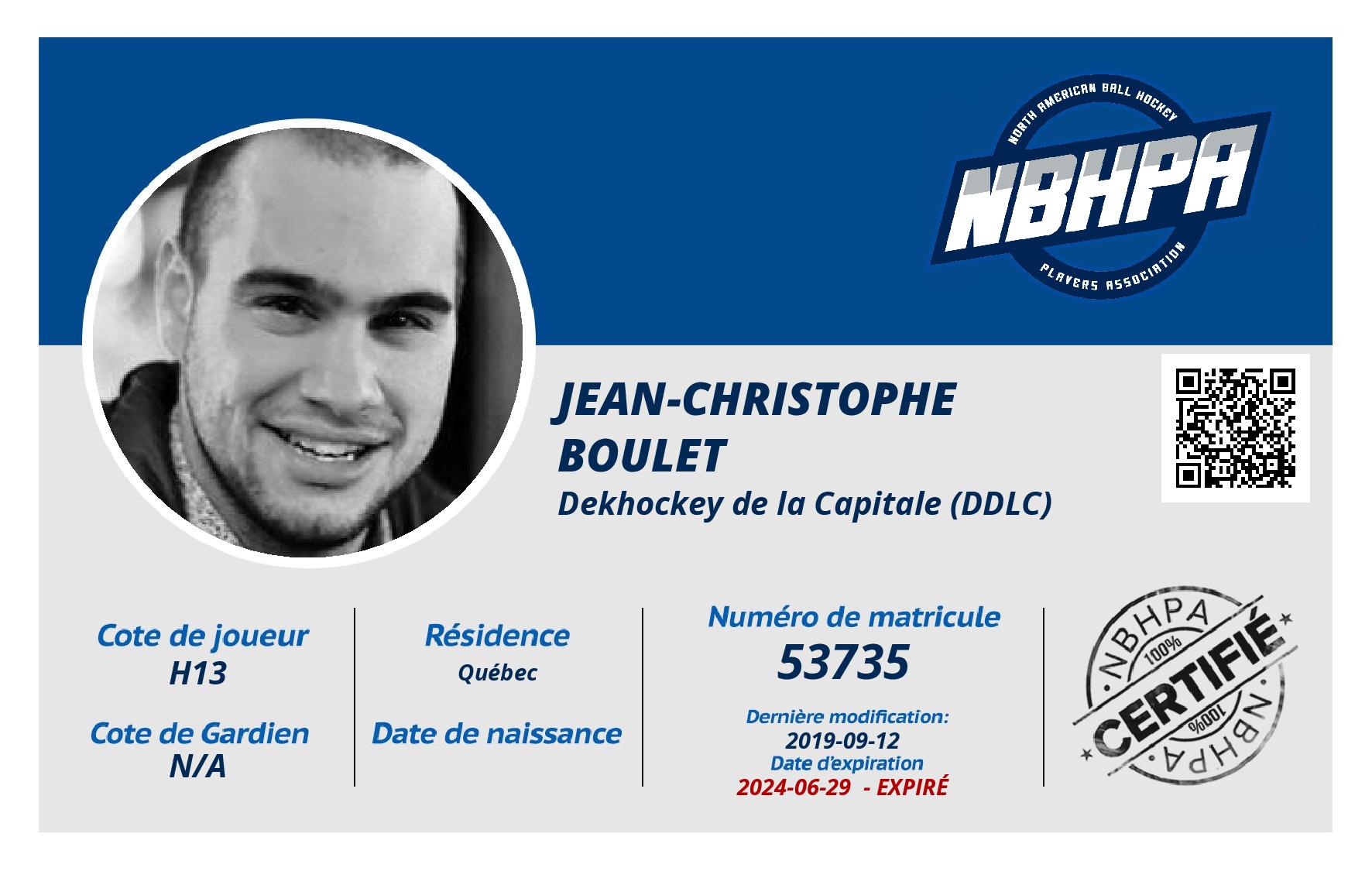 Jean-Christophe  Boulet