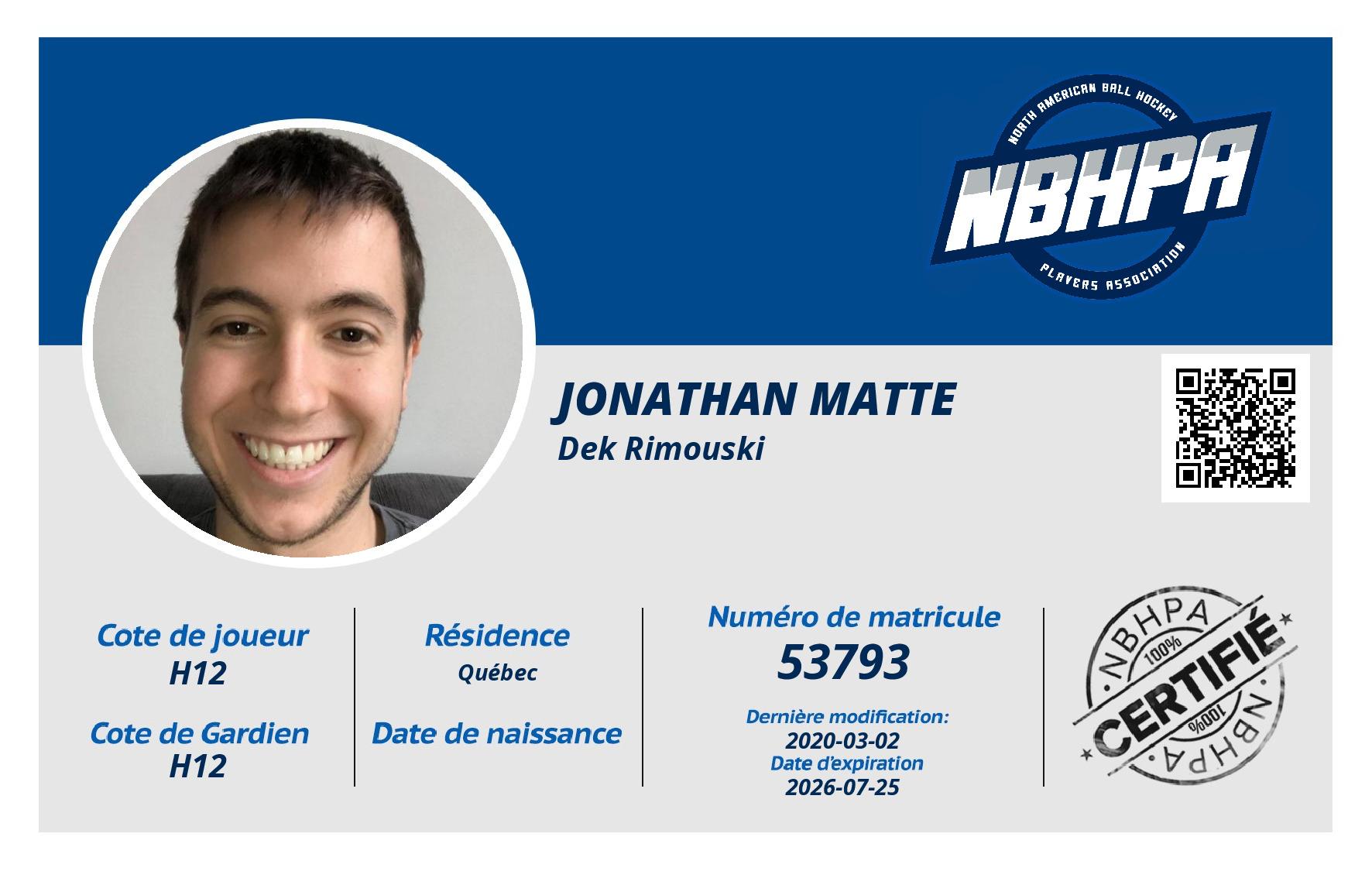 Jonathan Matte