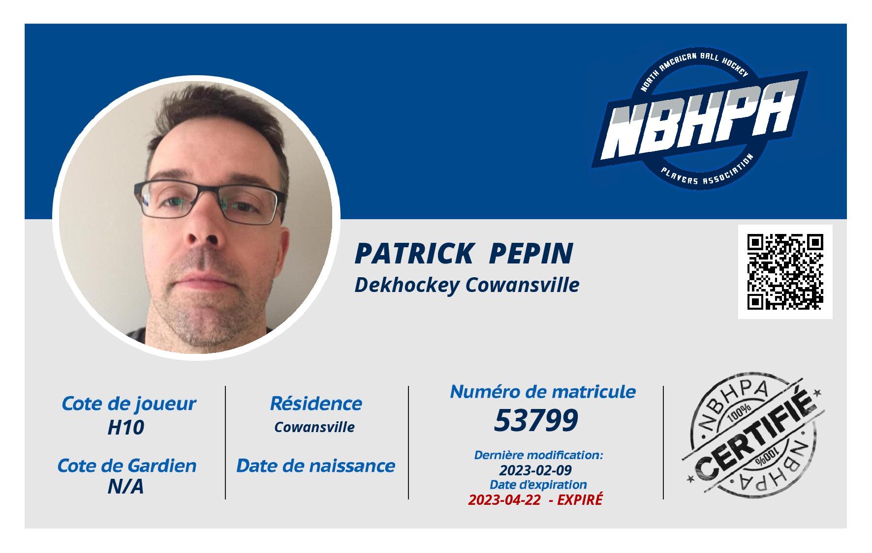 Patrick  Pepin