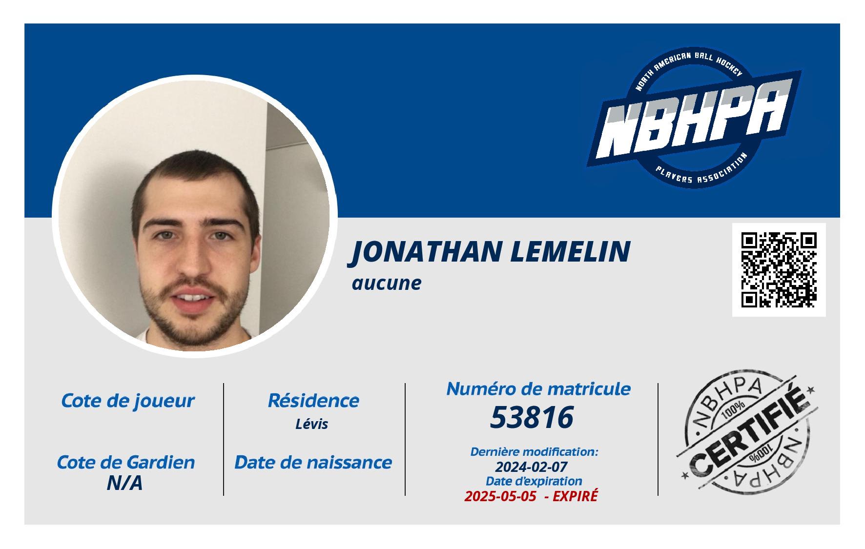 Jonathan Lemelin