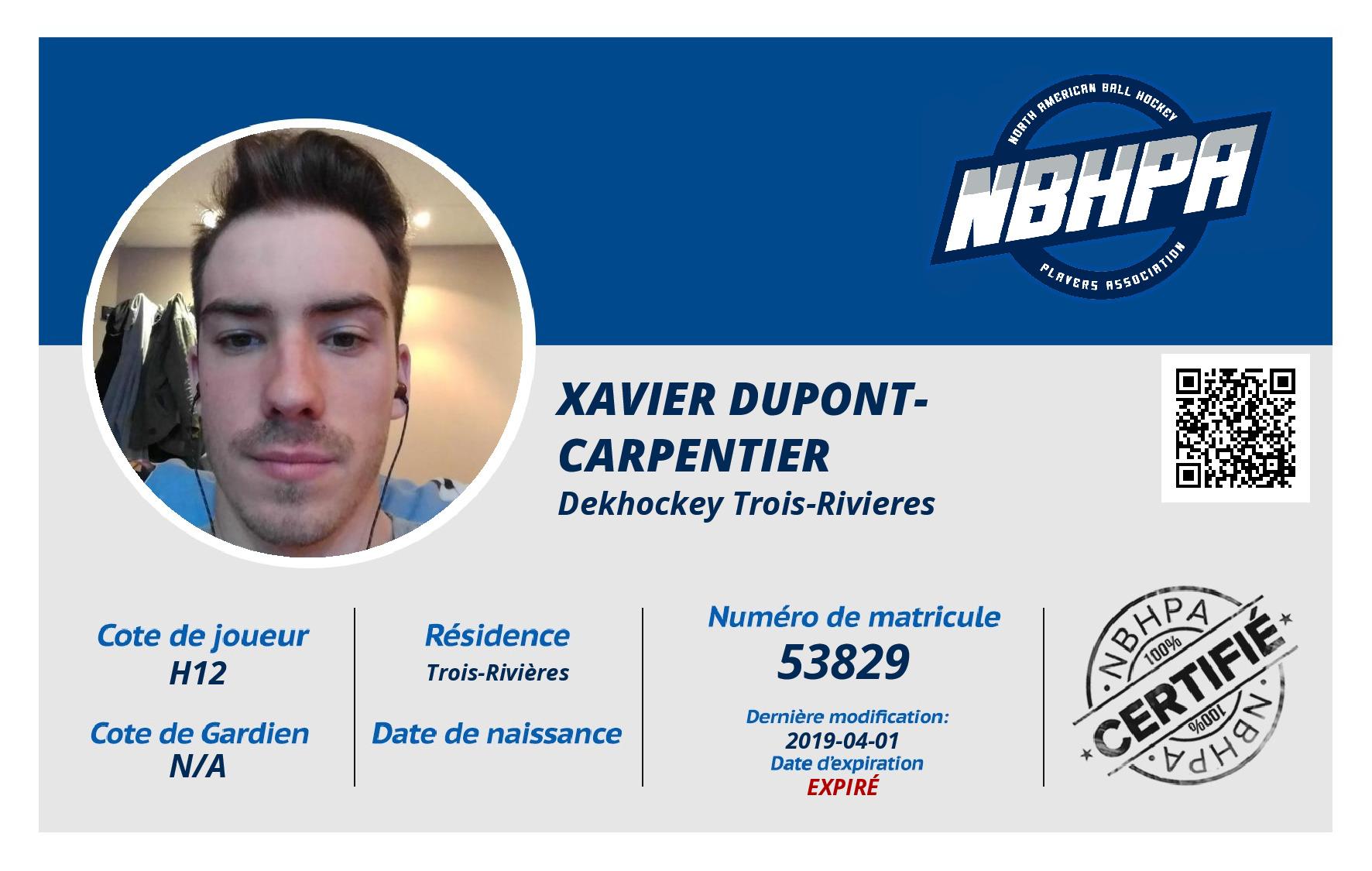 Xavier Dupont-Carpentier