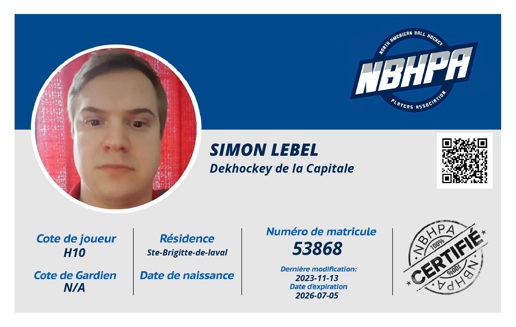 Simon Lebel 