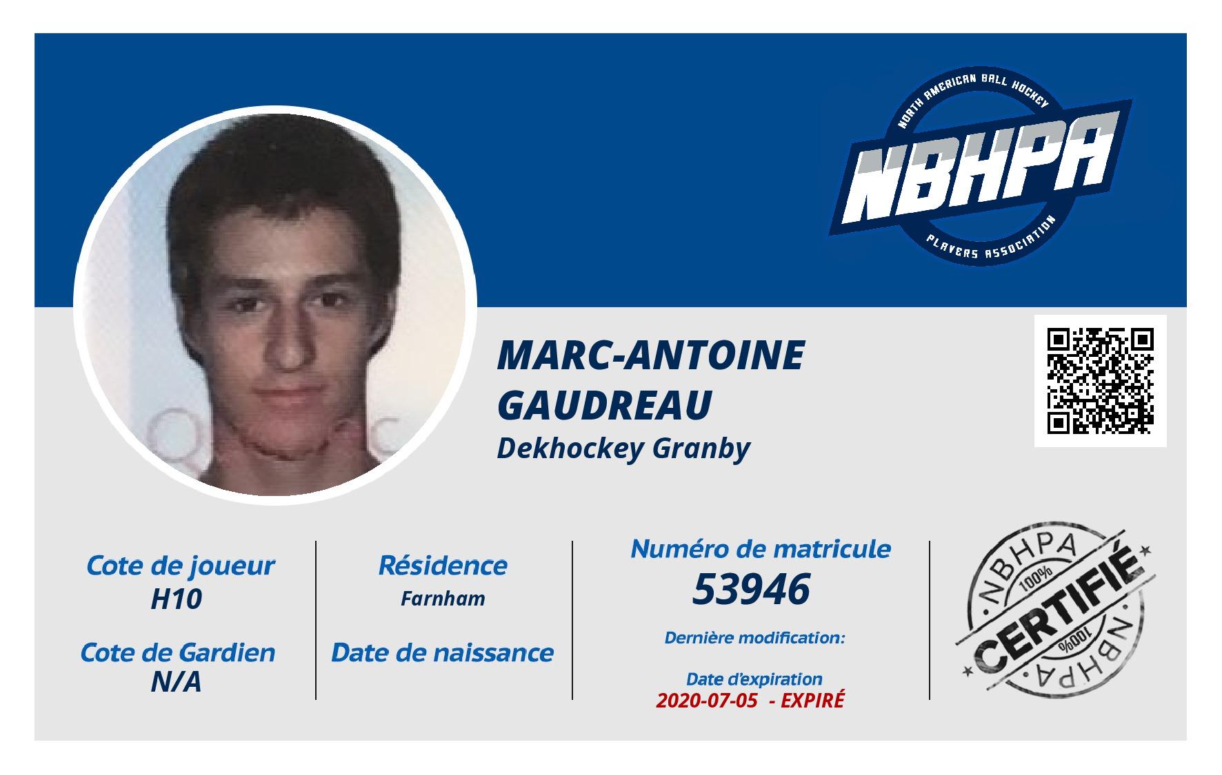 Marc-Antoine Gaudreau