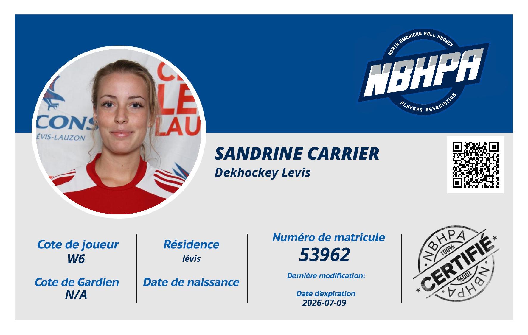 Sandrine Carrier
