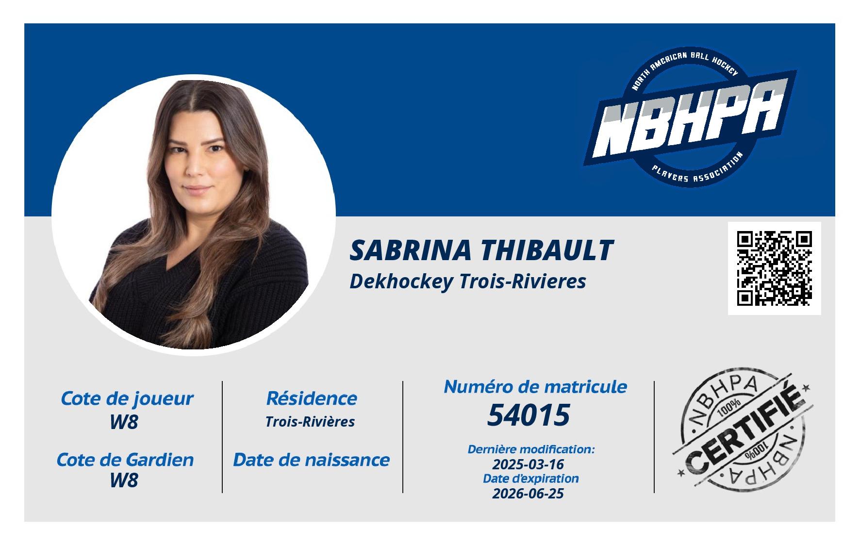 Sabrina Thibault 