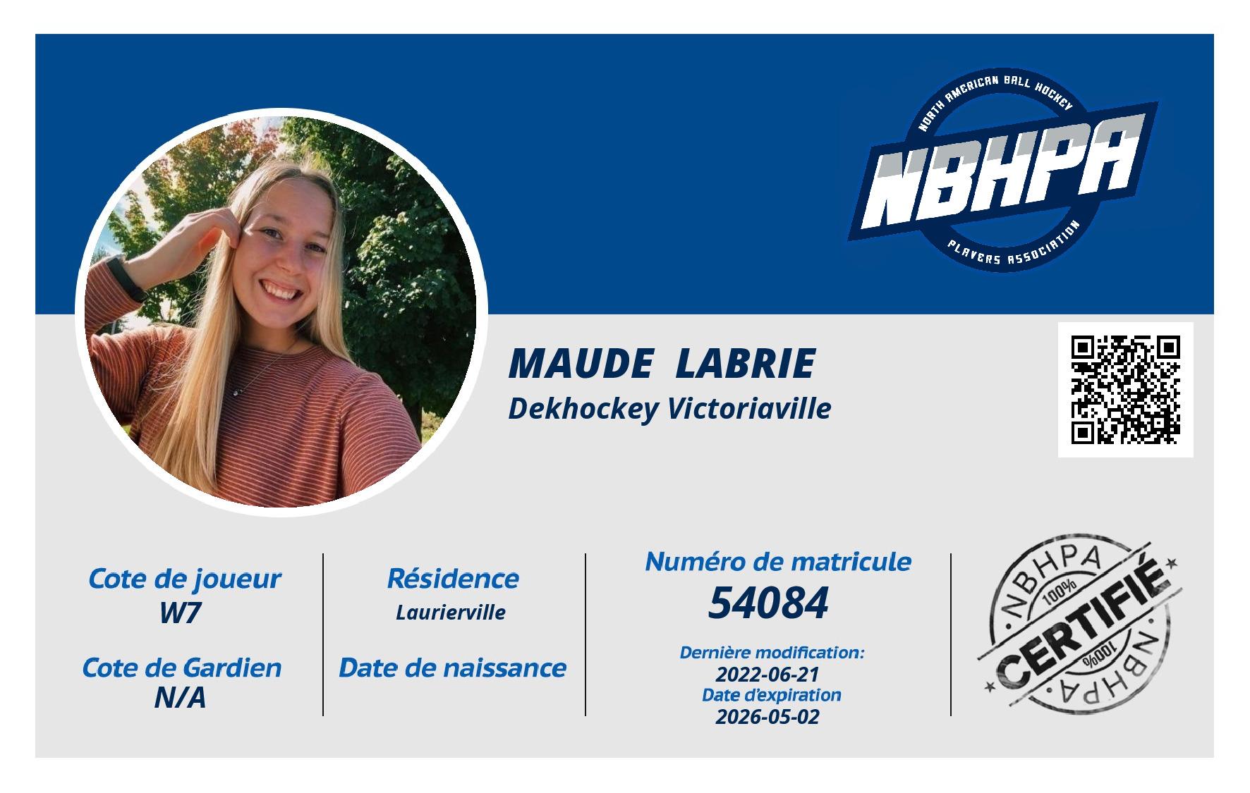 Maude  Labrie 
