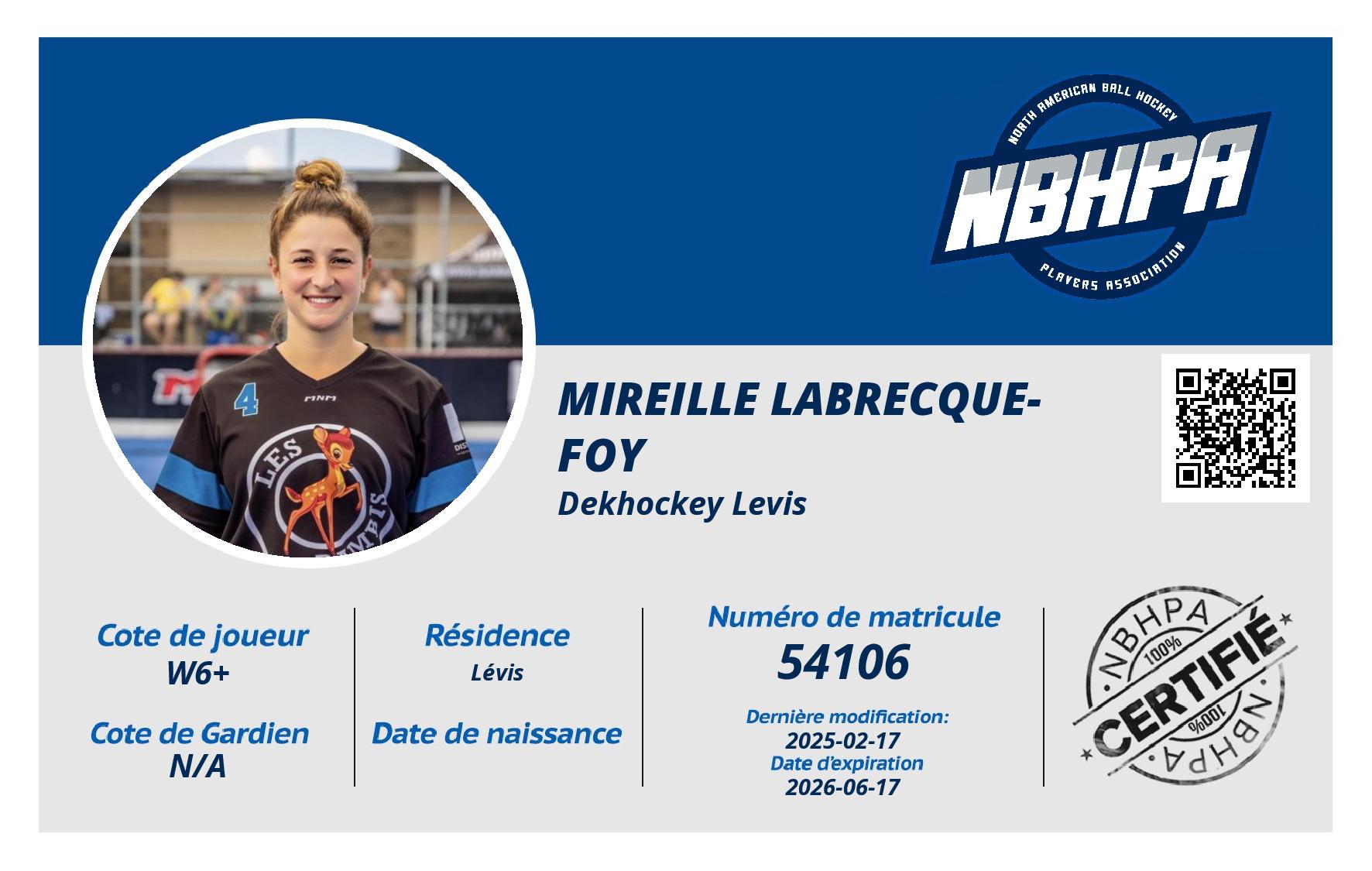 Mireille Labrecque-Foy