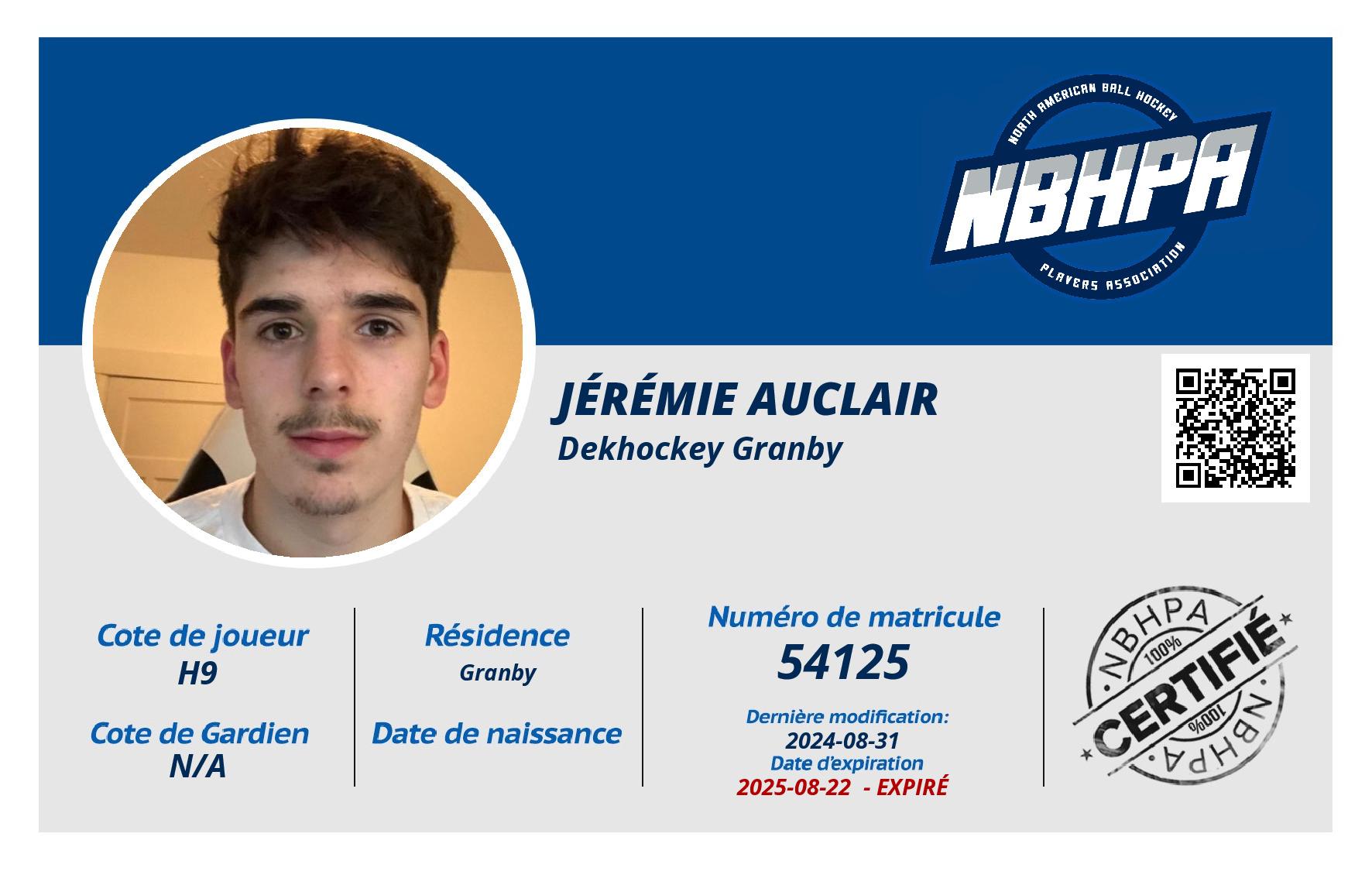 Jérémie Auclair