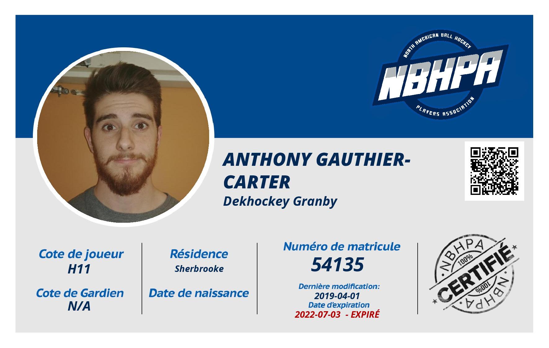 Anthony Gauthier-Carter