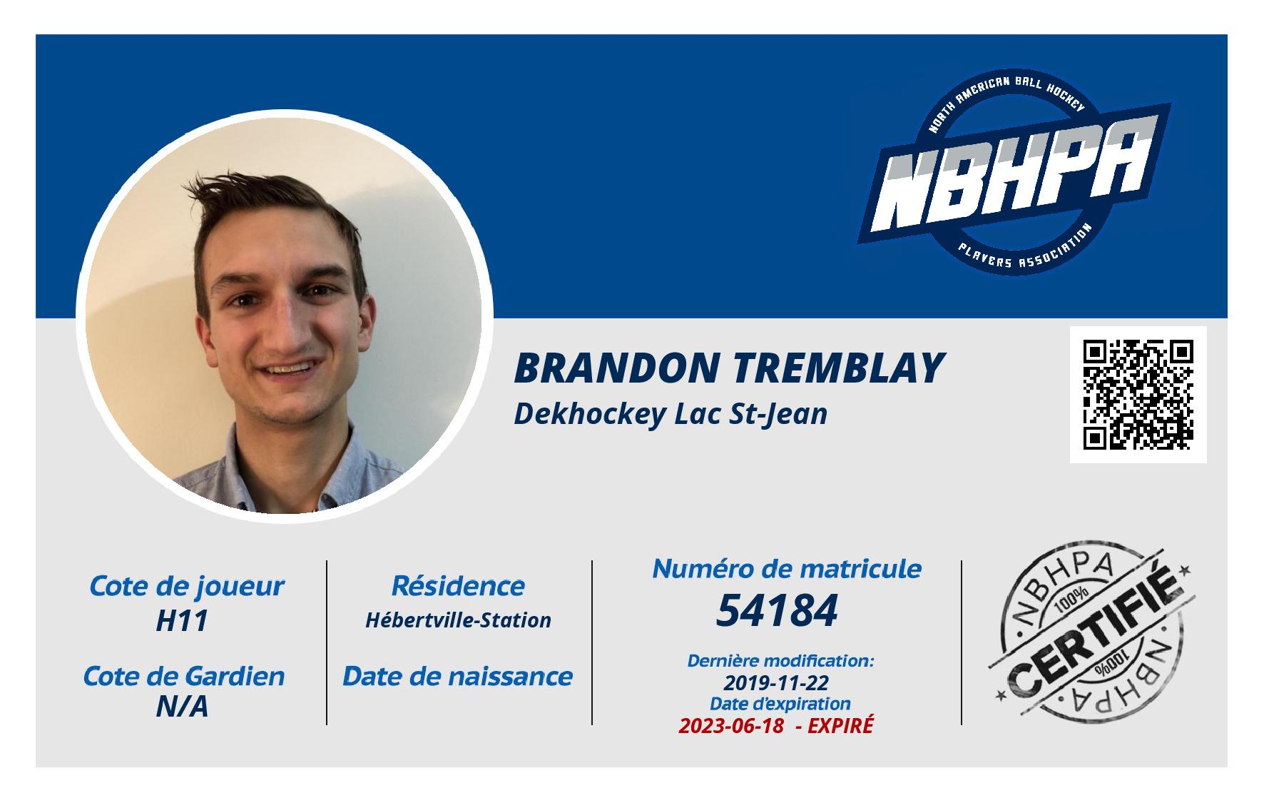 Brandon Tremblay