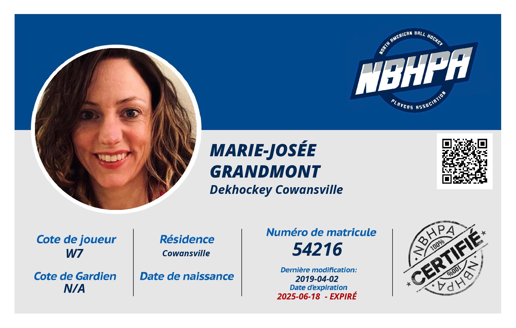 Marie-Josée Grandmont