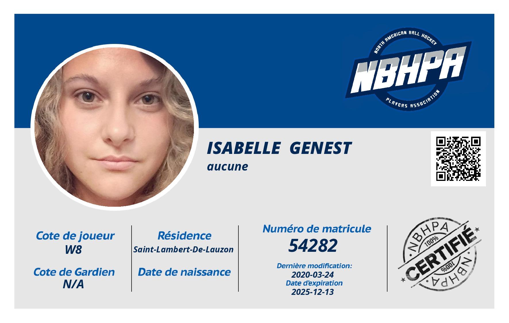 Isabelle  Genest 