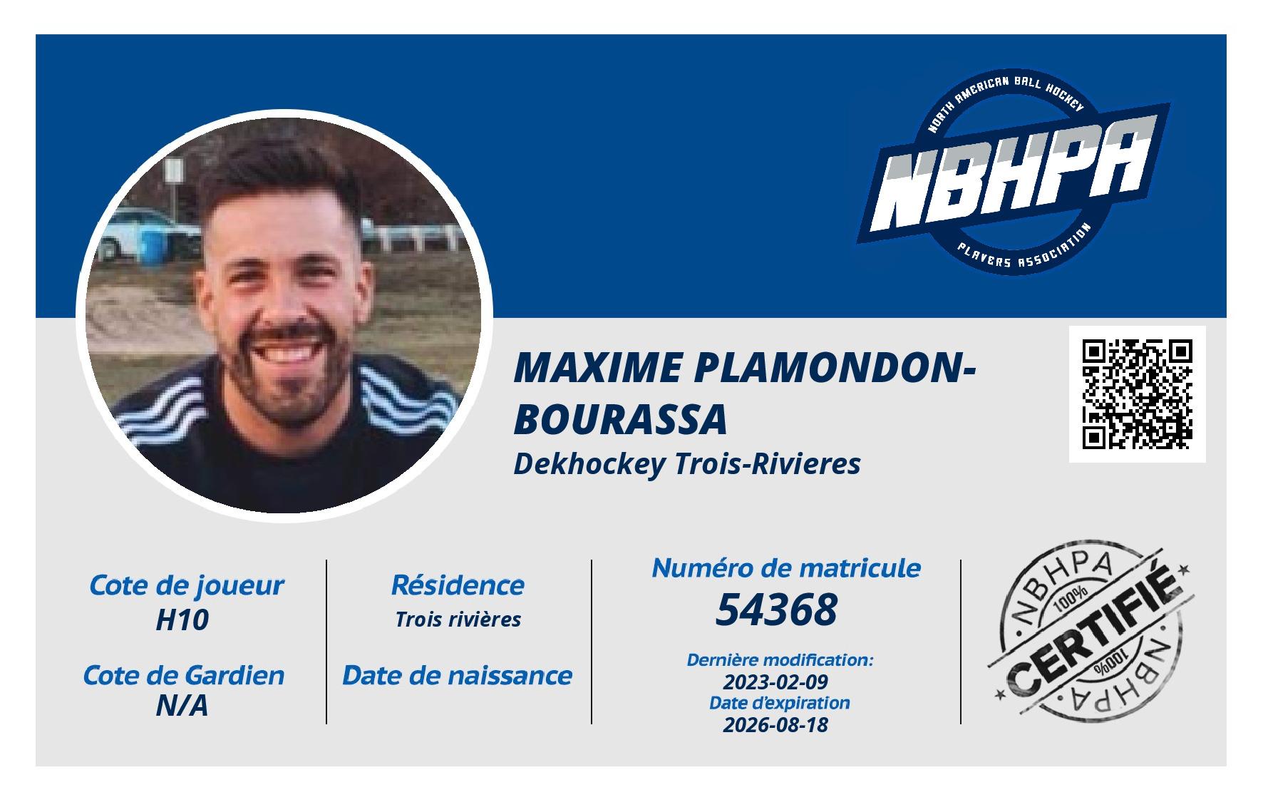 Maxime Plamondon-Bourassa