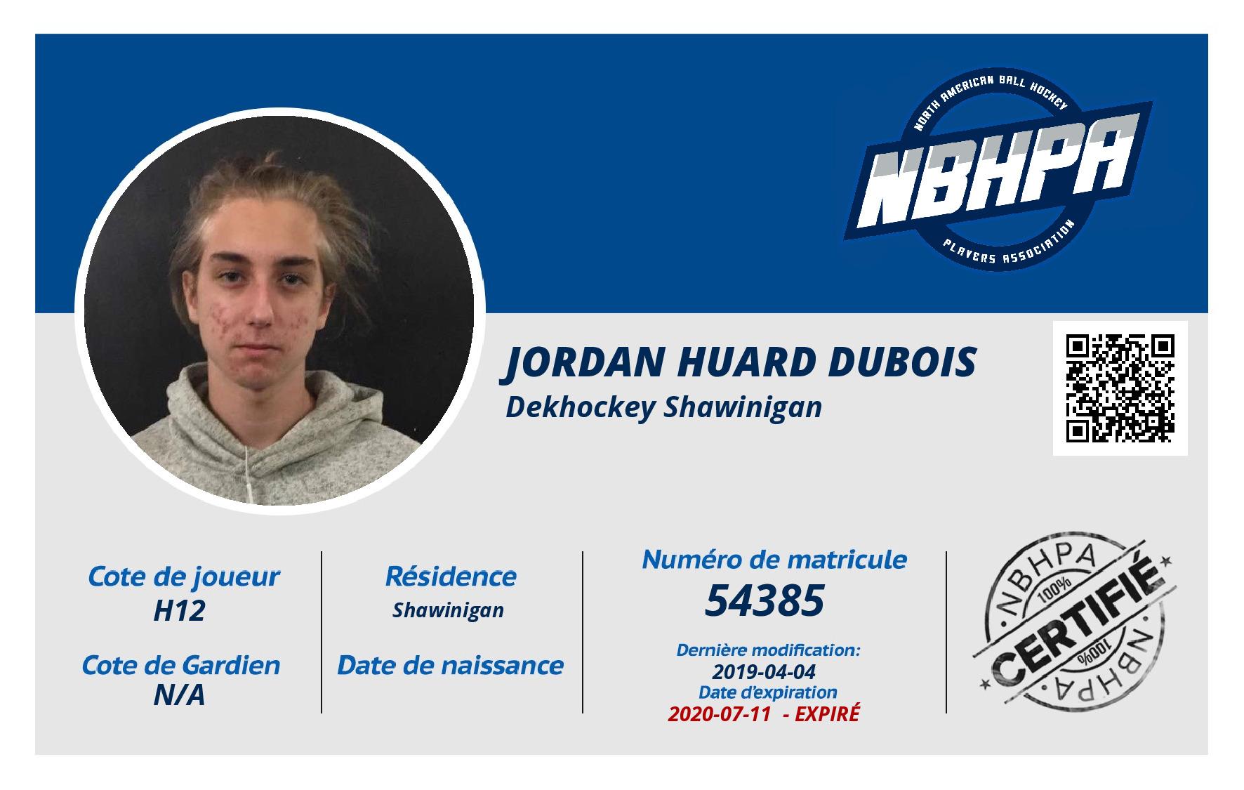 Jordan Huard Dubois