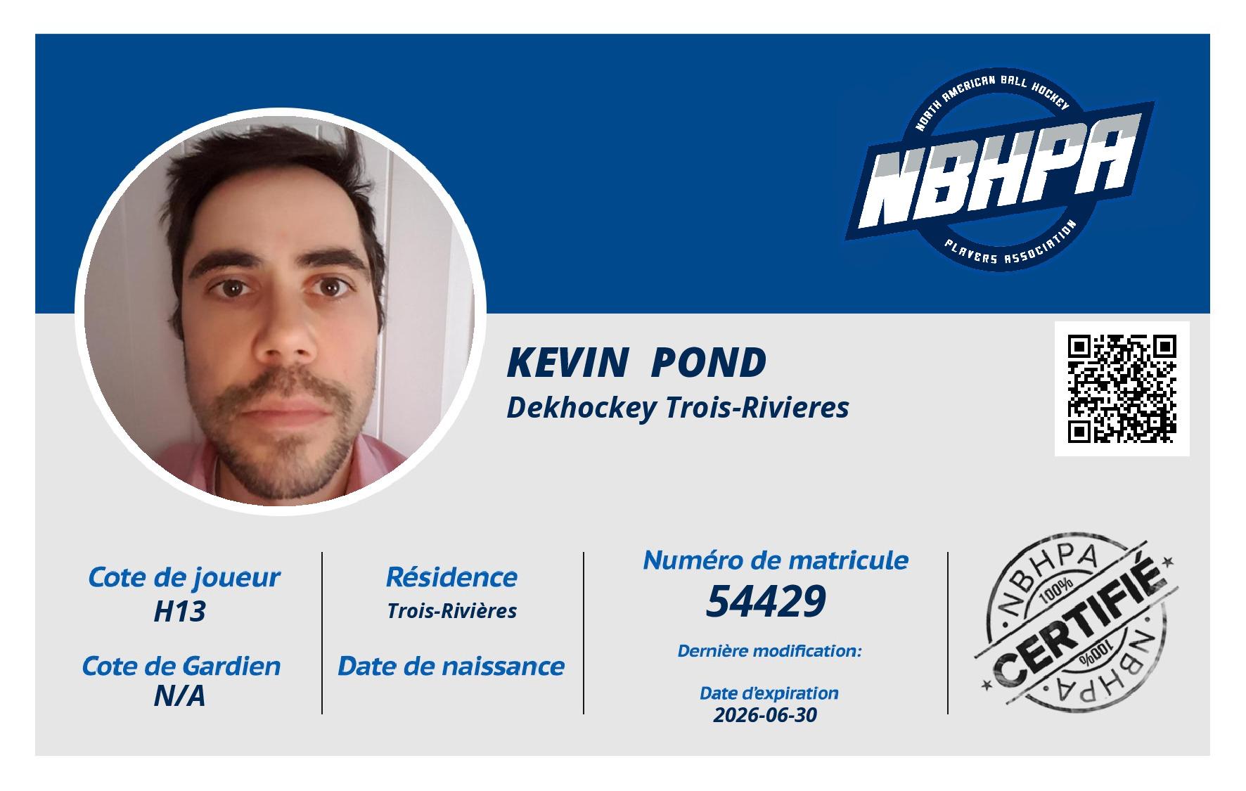 Kevin  Pond