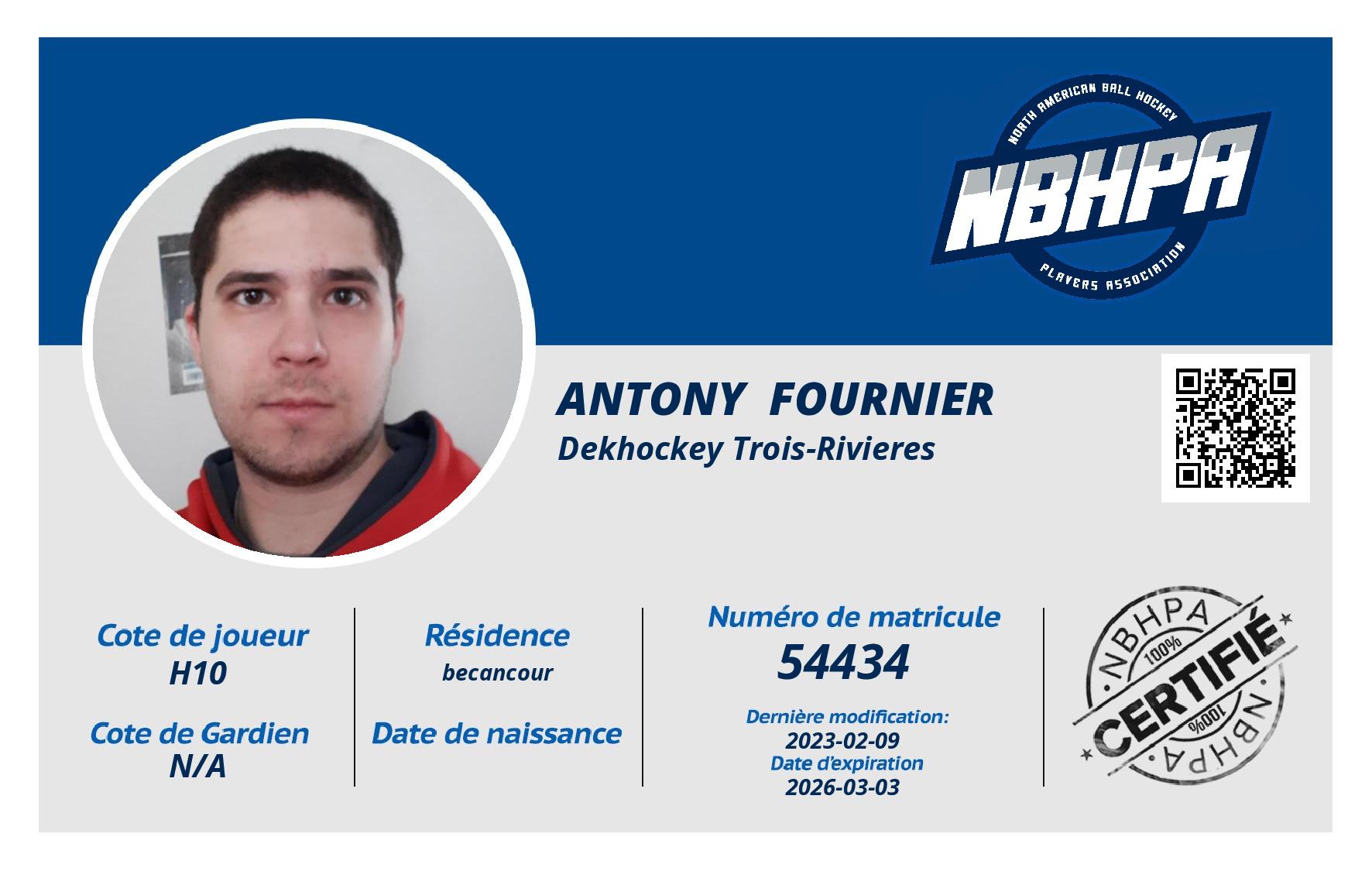 Antony  Fournier