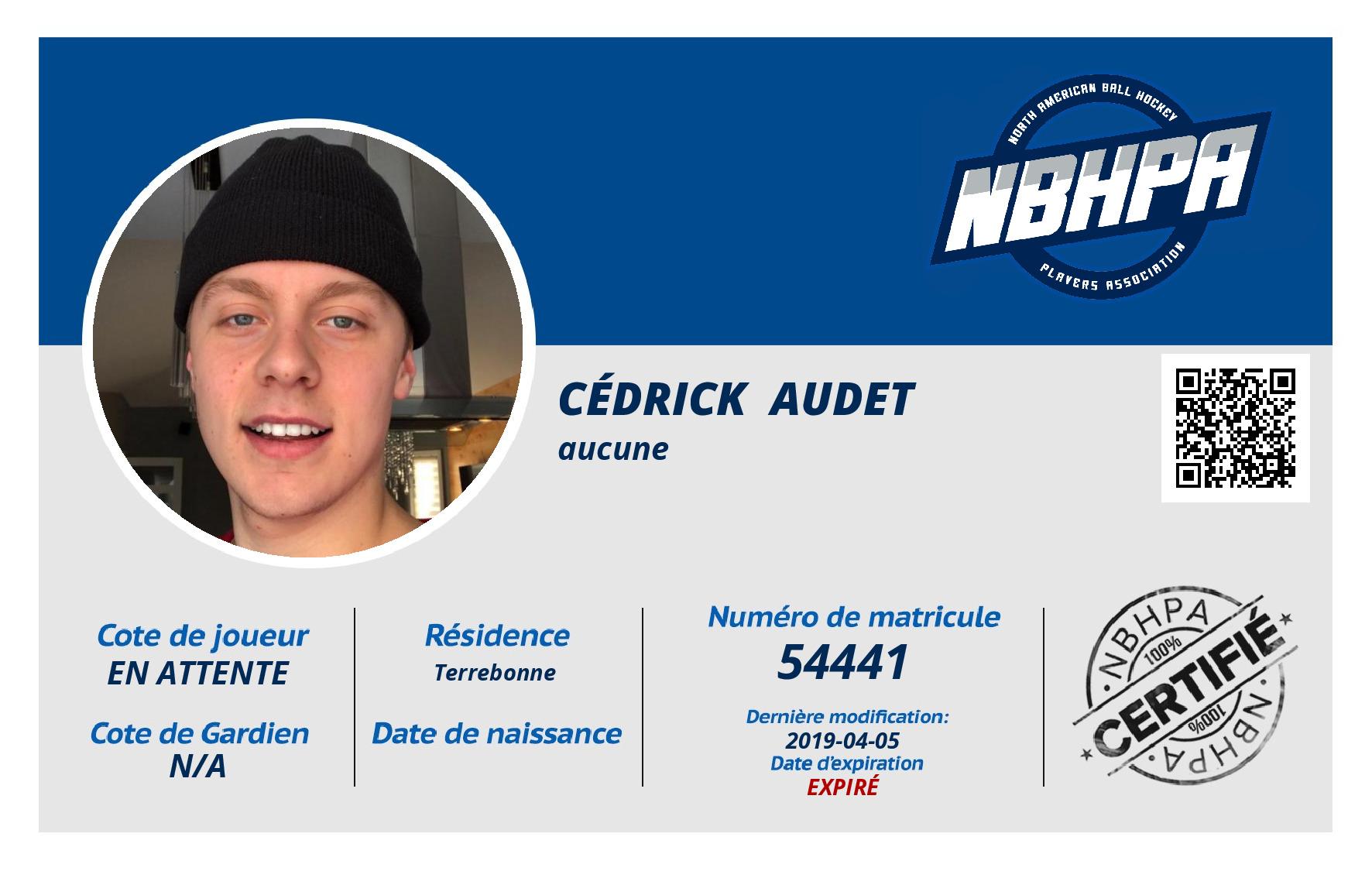 Cédrick  Audet