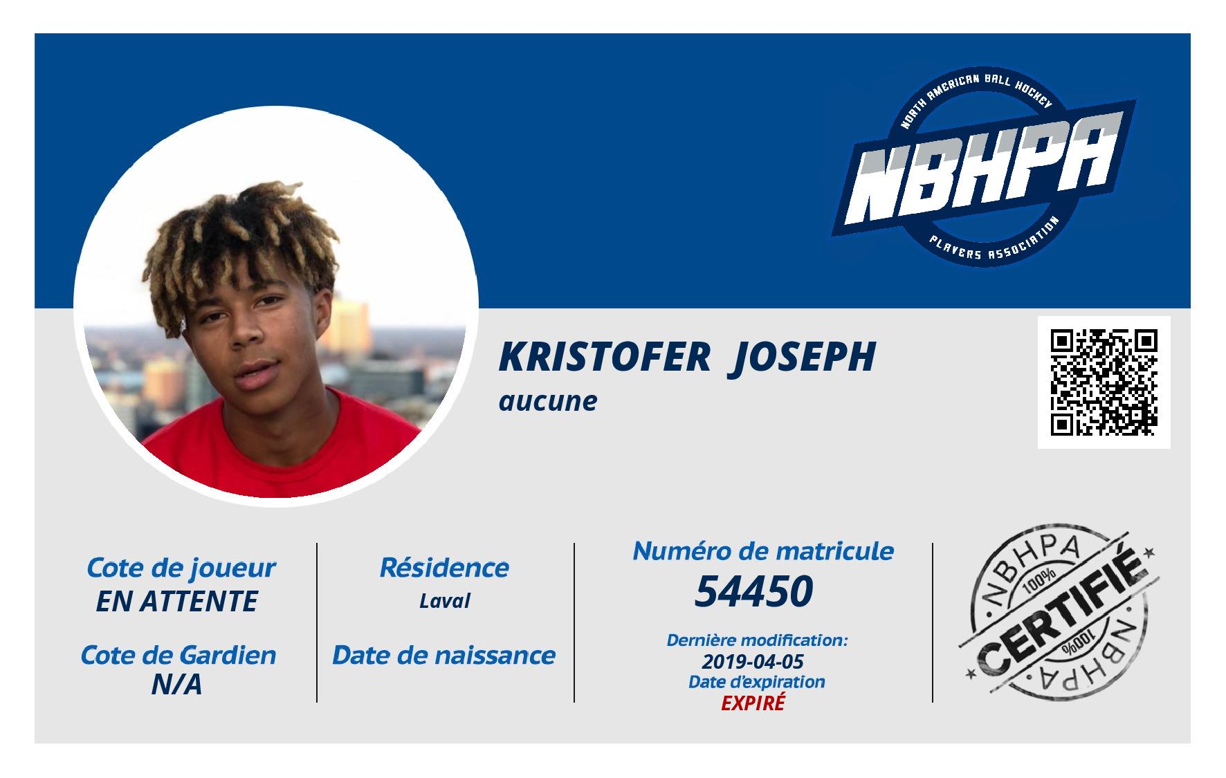 Kristofer  Joseph 