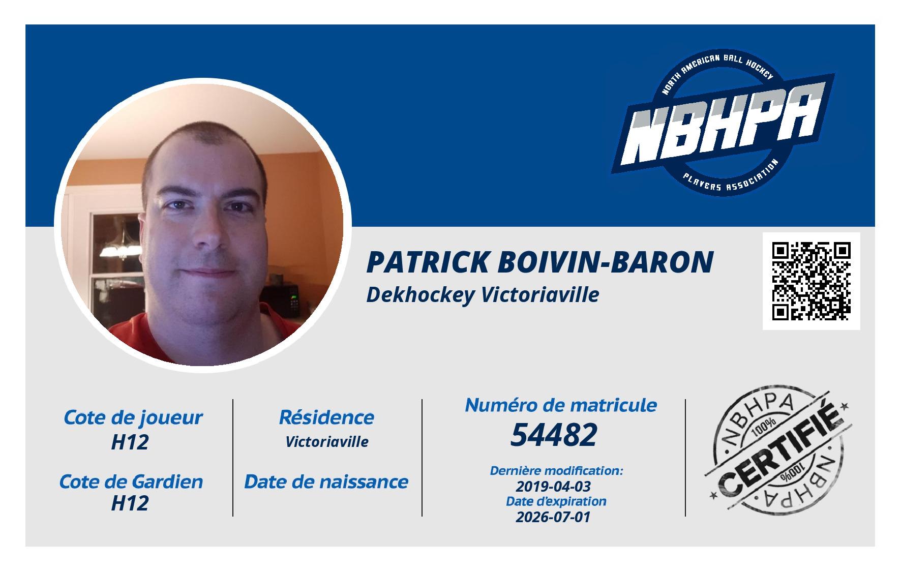 Patrick Boivin-Baron