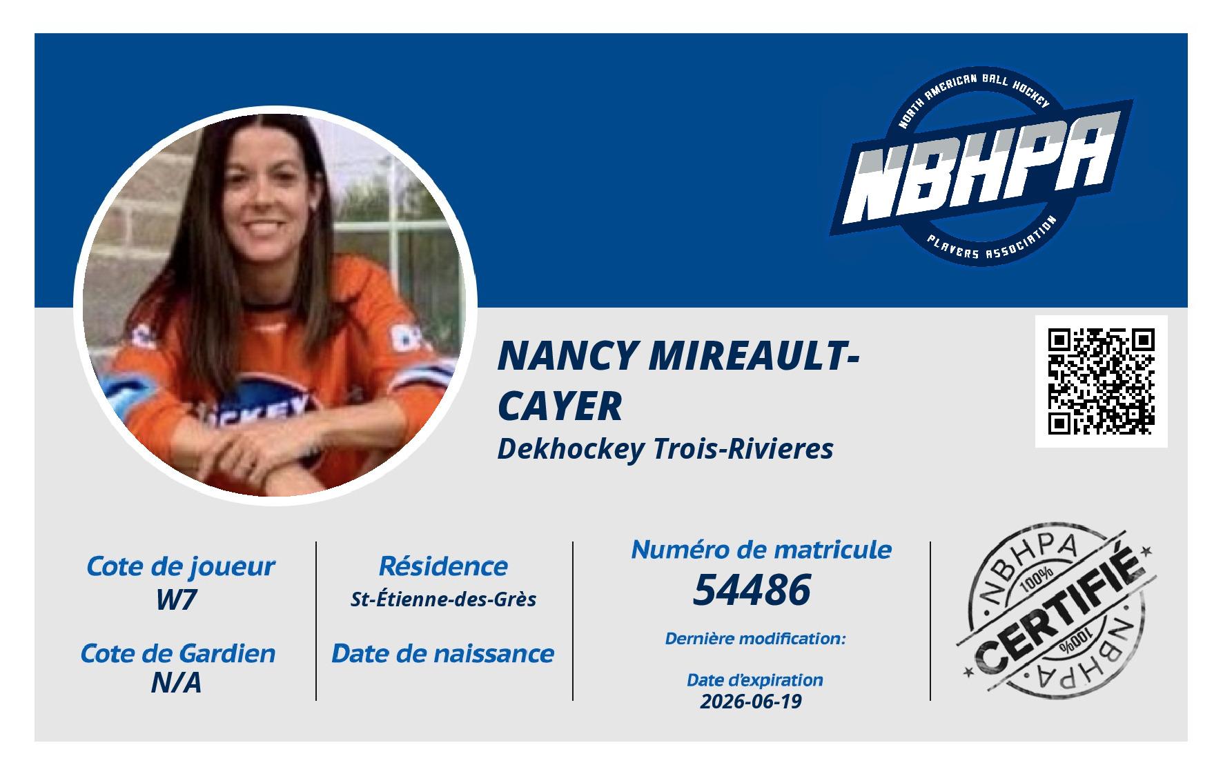 Nancy Mireault-Cayer