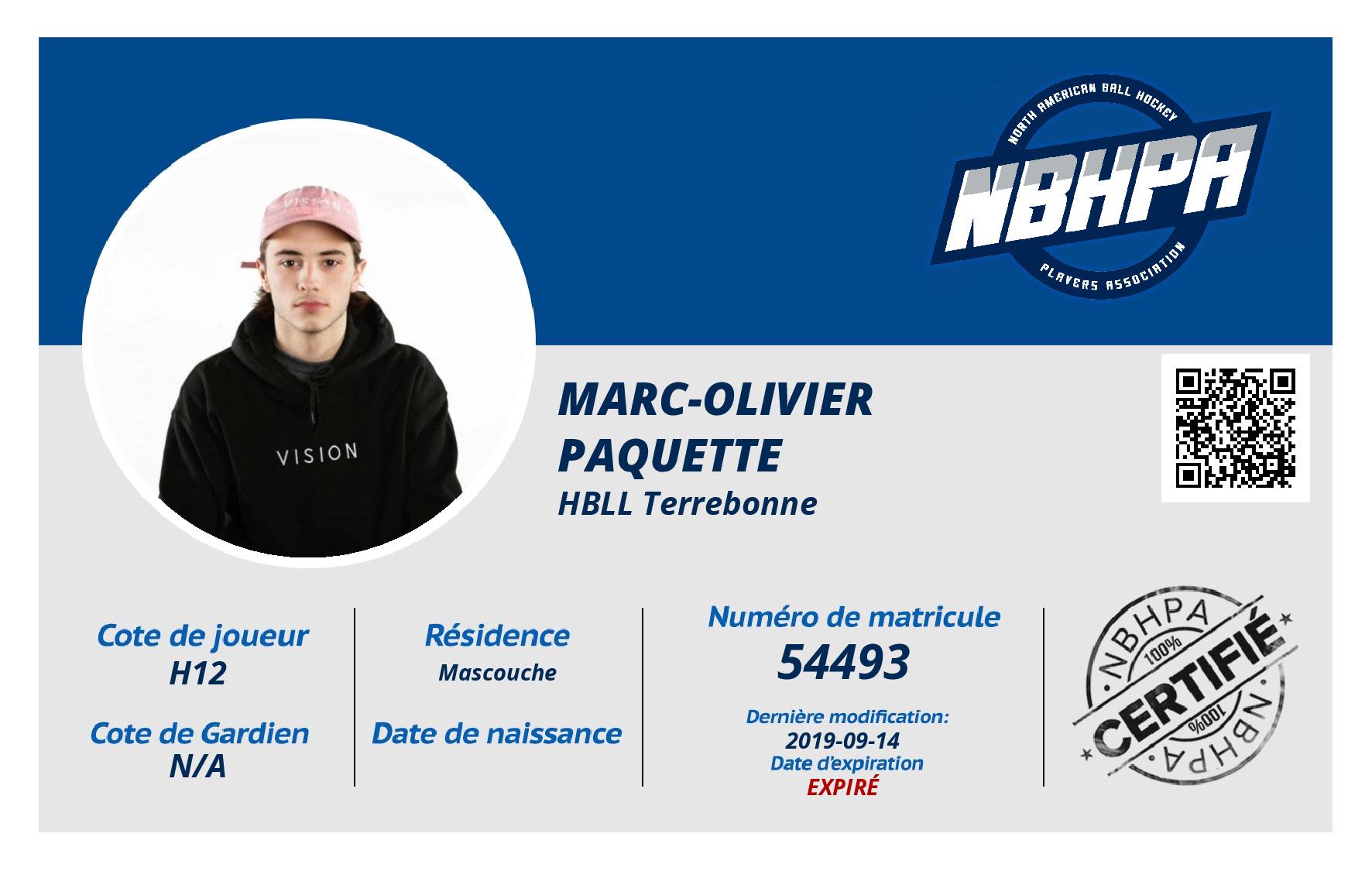 Marc-Olivier Paquette