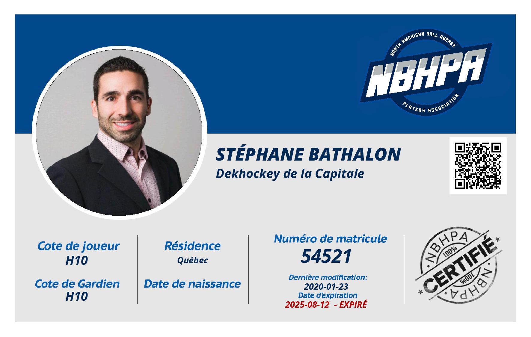 Stéphane Bathalon
