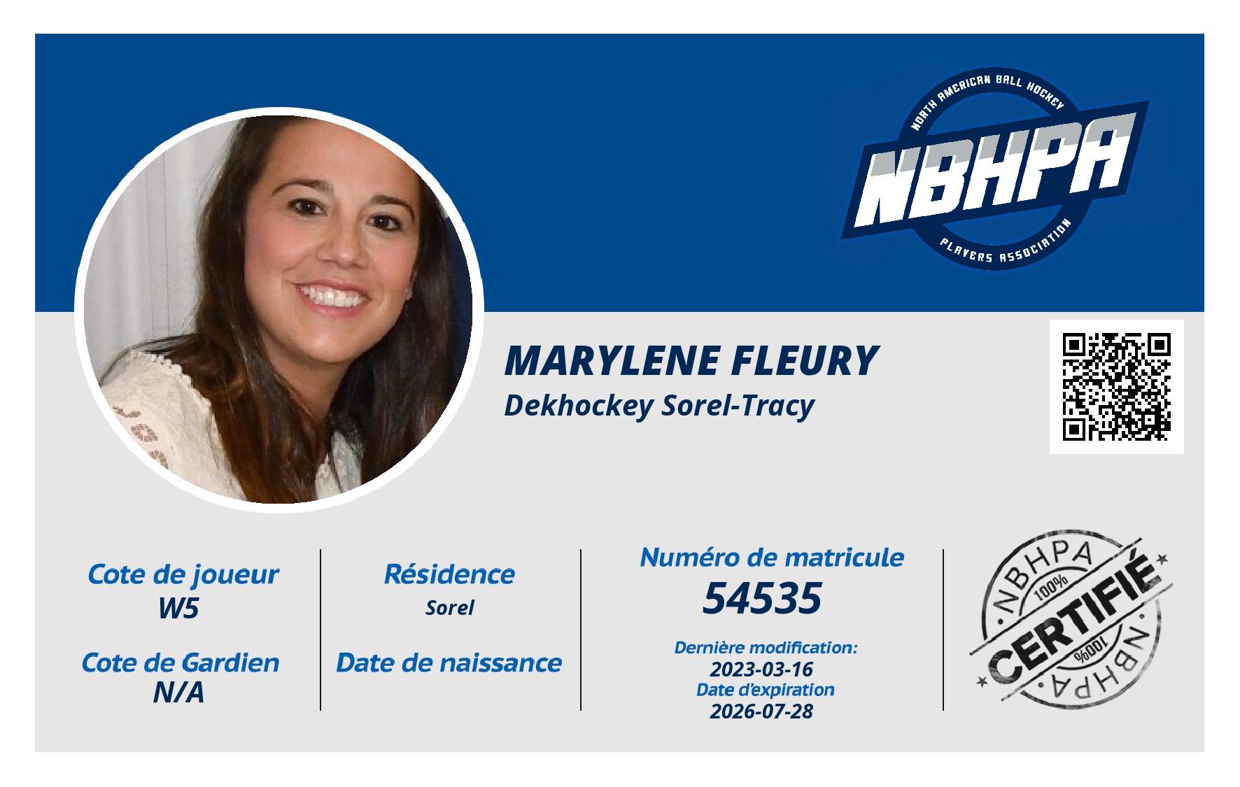 Marylene Fleury