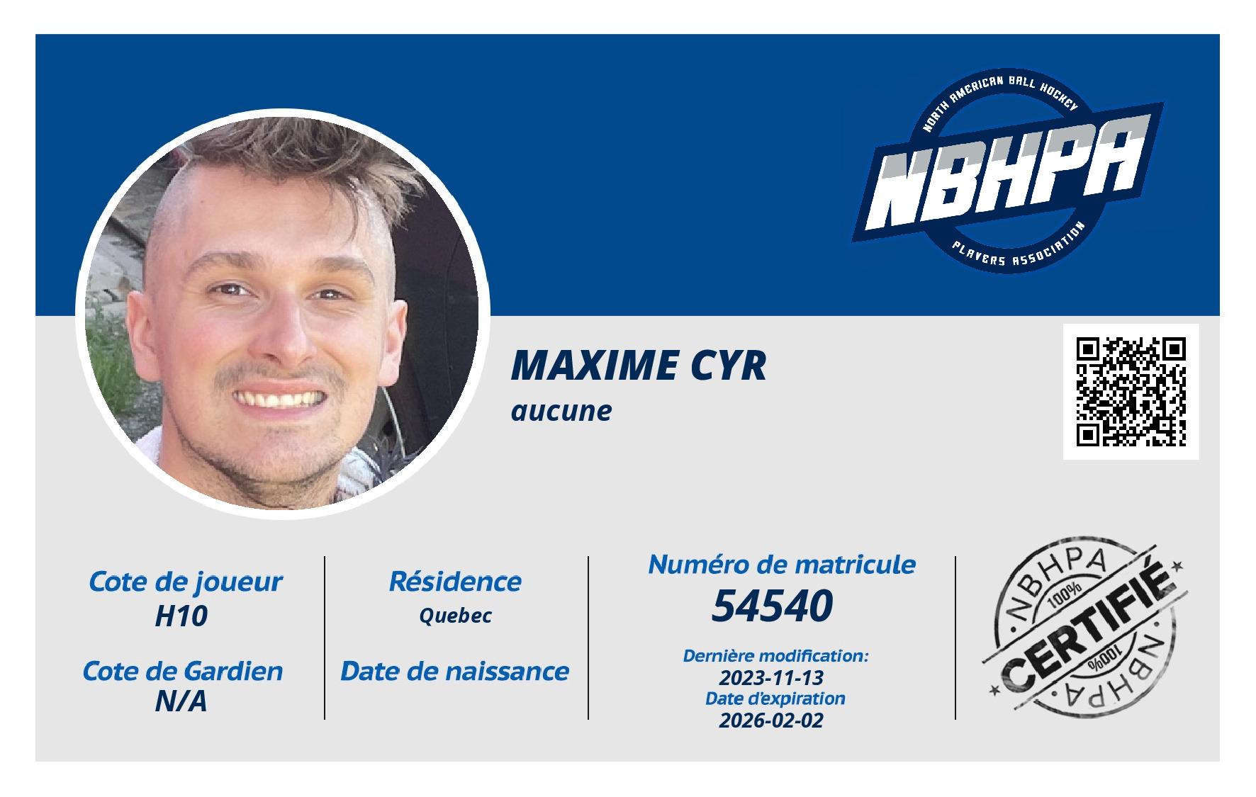 Maxime Cyr