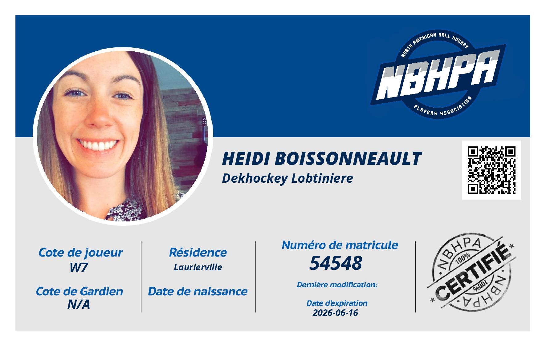 Heidi Boissonneault