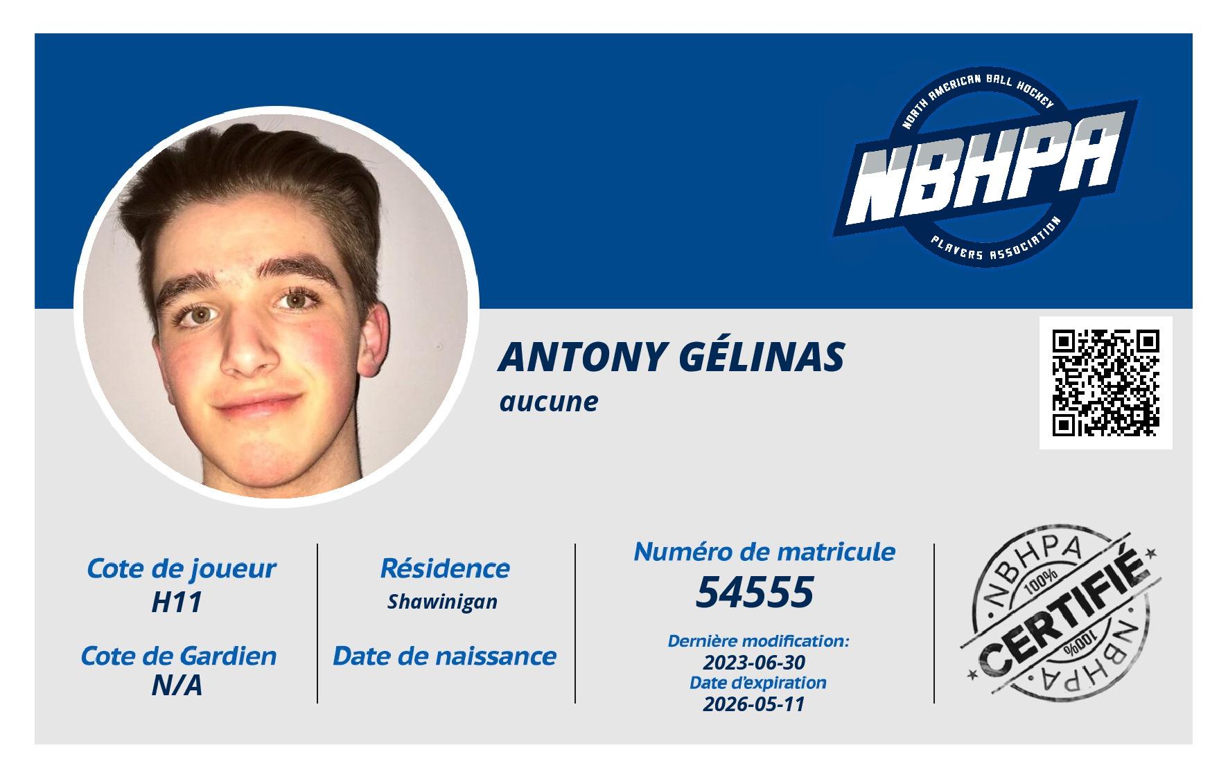 Antony Gélinas