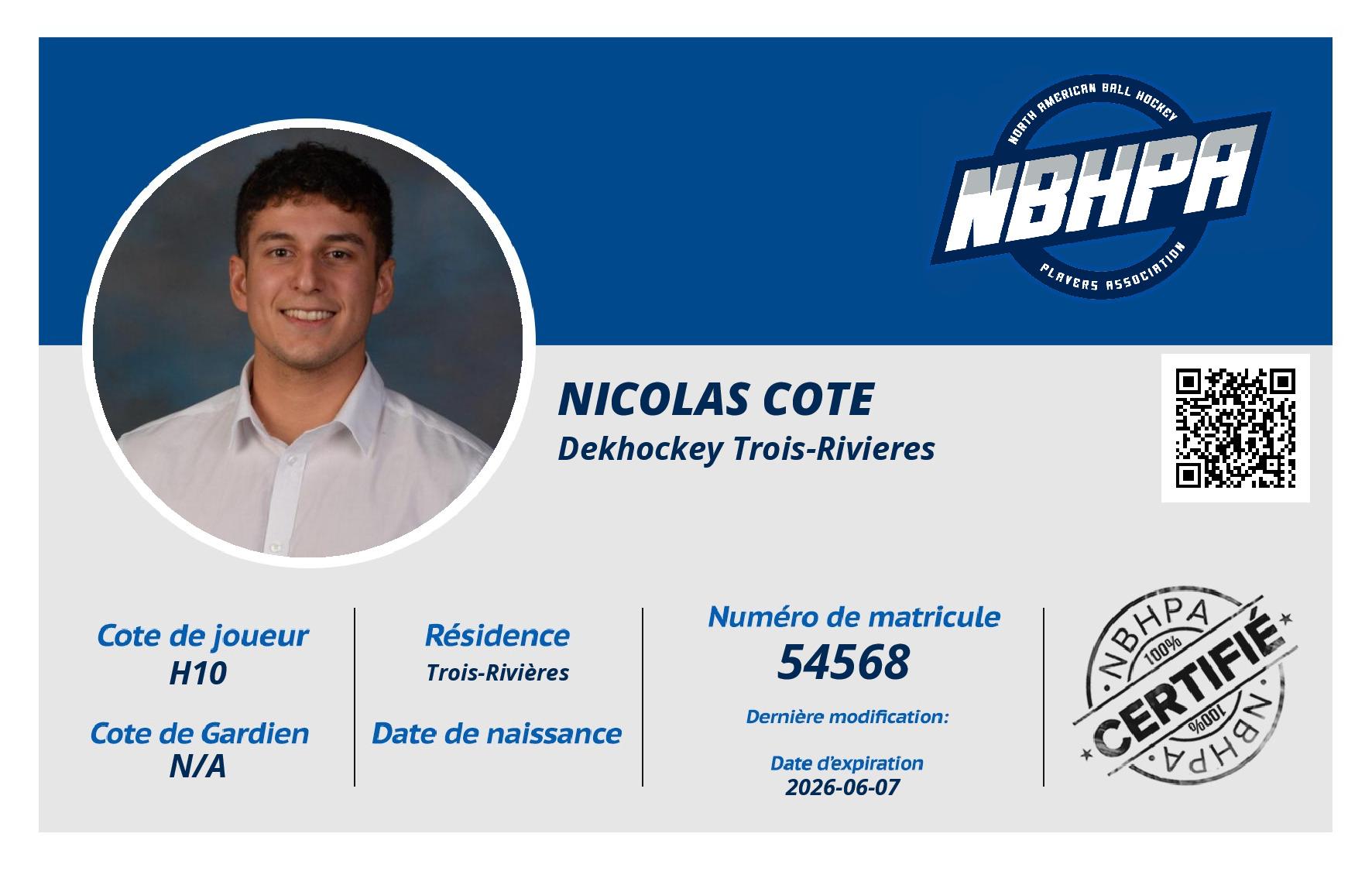 Nicolas Cote