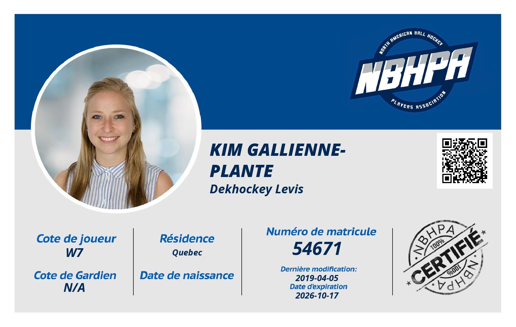 Kim Gallienne-Plante