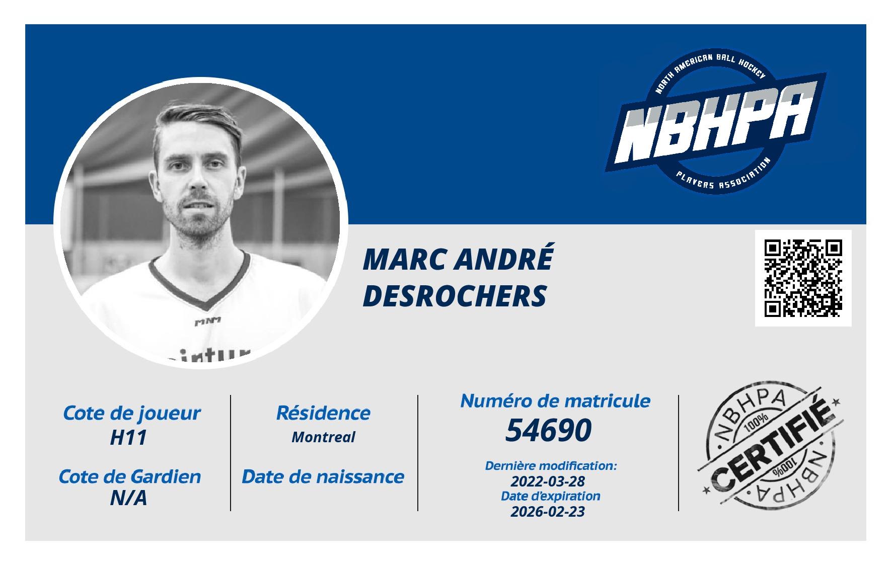 Marc André Desrochers