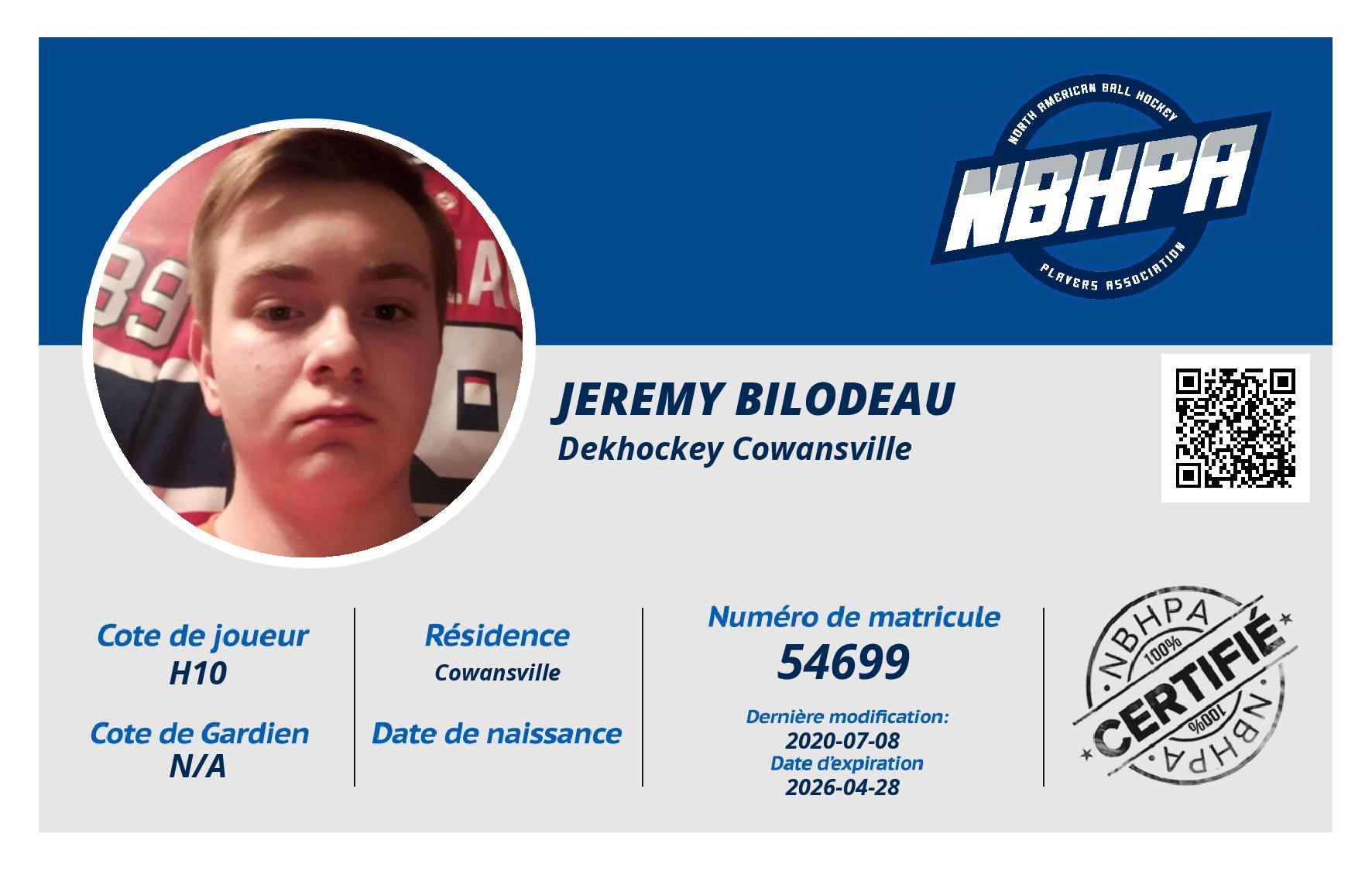 Jeremy Bilodeau
